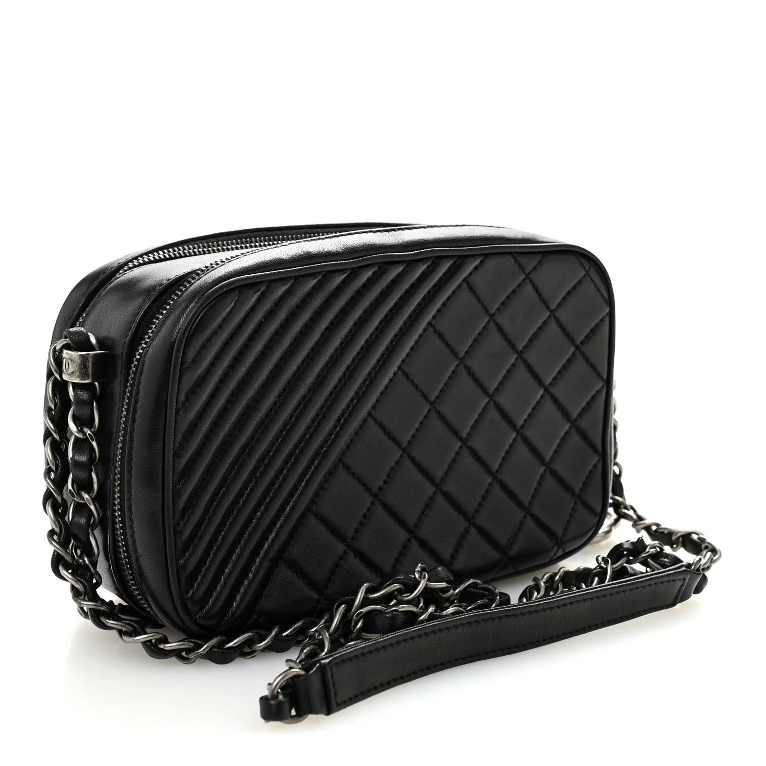 Lambskin Small Coco Boy Camera Case Black - Image 3