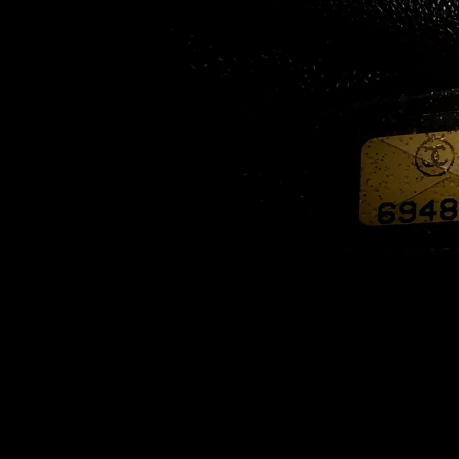 Lambskin Square Double Stitch Flap Dark Brown - Image 7