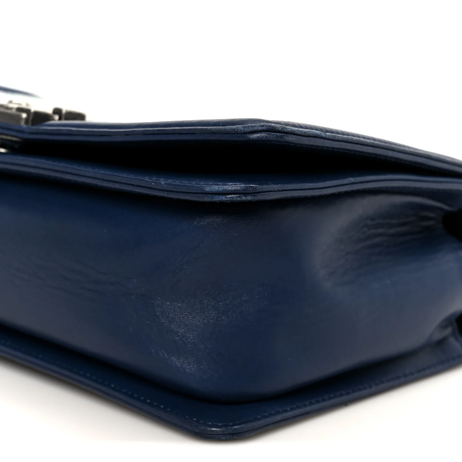 Lambskin Tile Medium Mosaic Boy Flap Navy Multicolor - Image 10