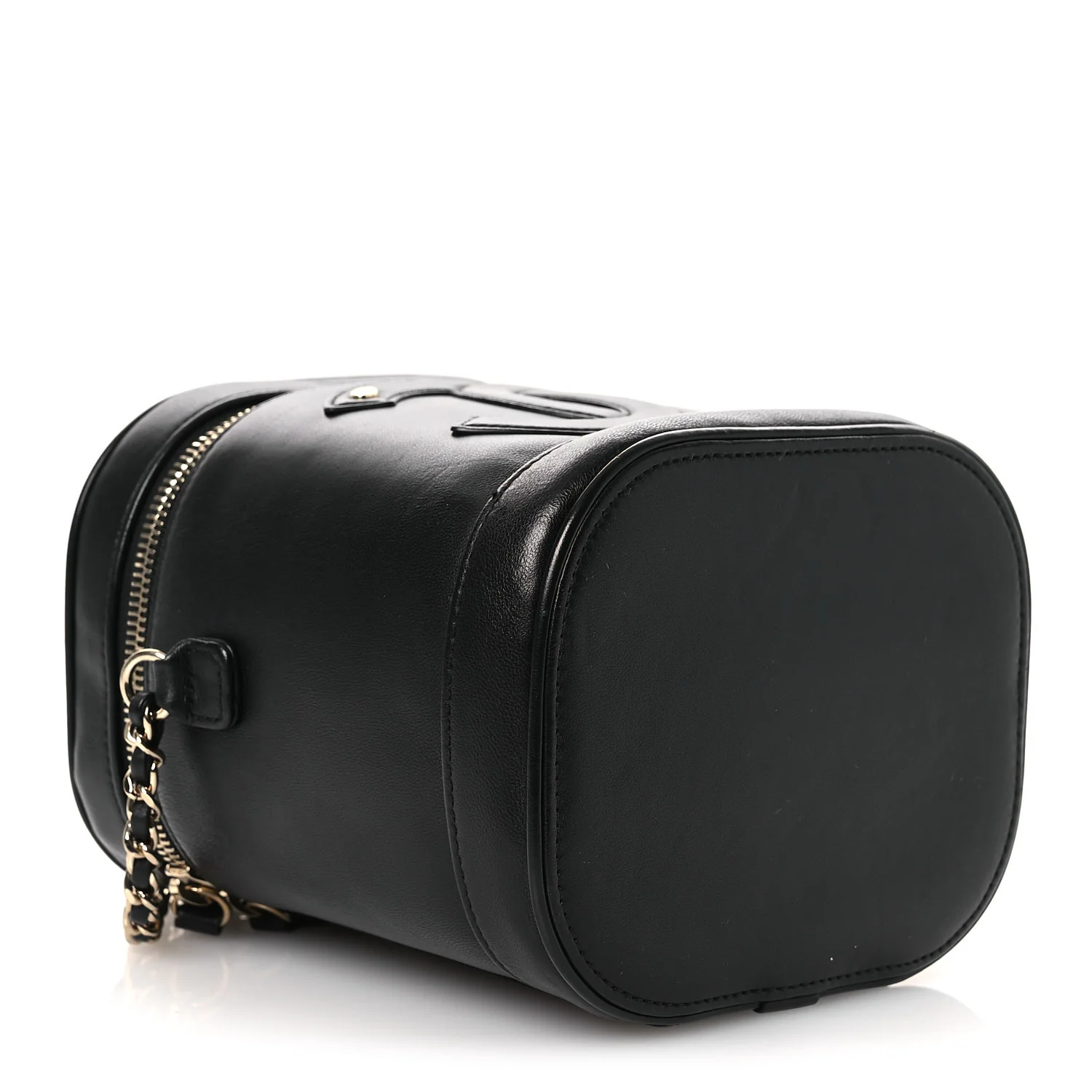 Lambskin Timeless Vanity Cosmetic Case Black - Image 4