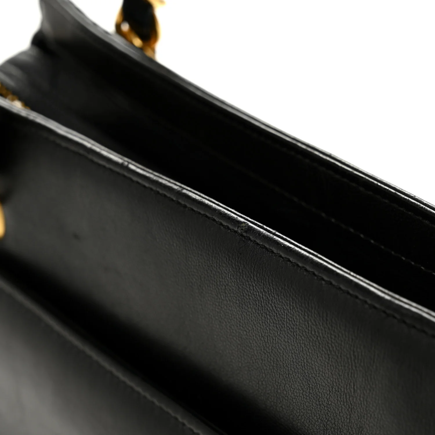 Lambskin Triple CC Shoulder Bag Black - Image 9