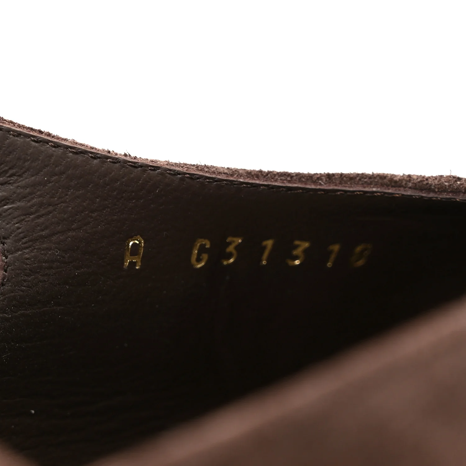 Laminated Crumpled Lambskin Grosgrain Cap Toe CC Ballerina Flats 39 Light Gold Black - Image 9