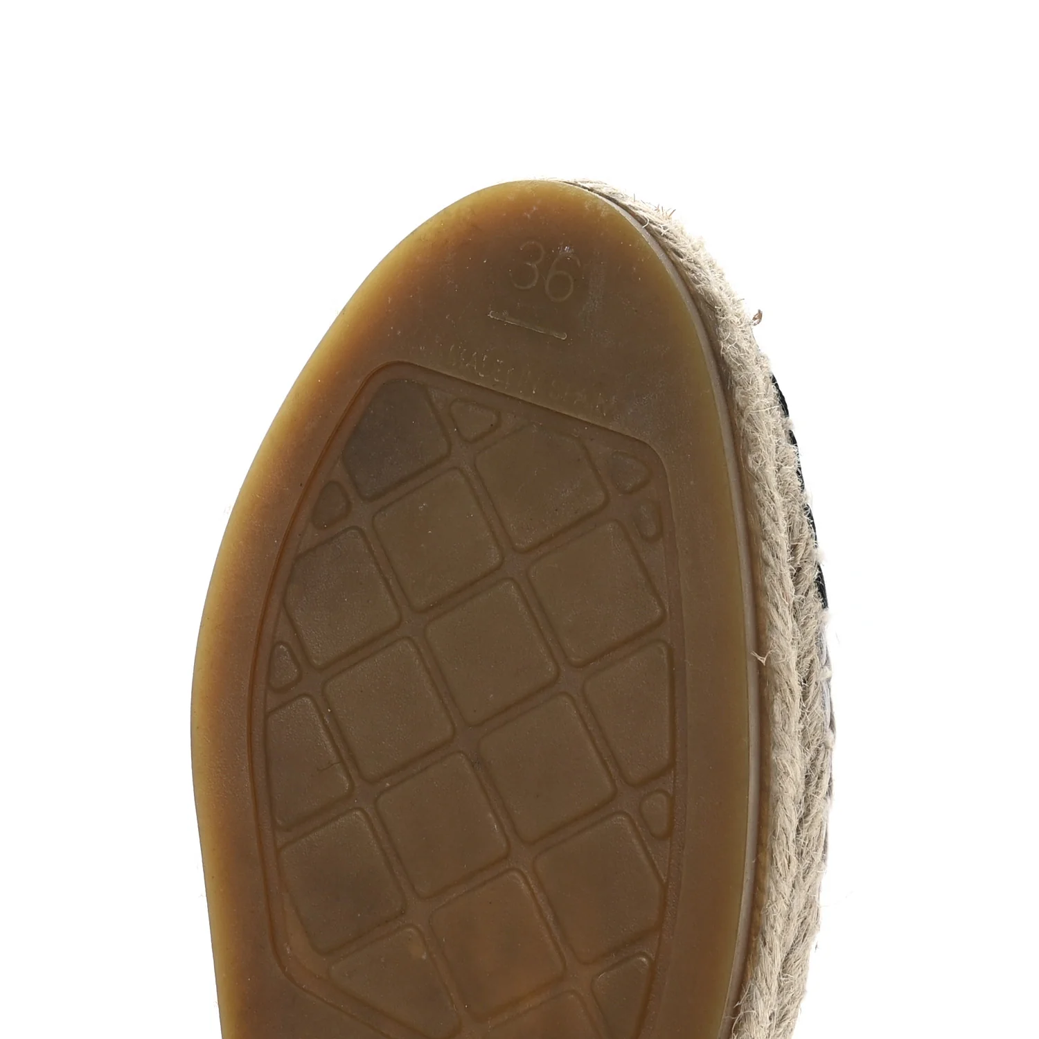 Laminated Lambskin Grosgrain Embroidered CC Espadrilles 36 Pink Silver Black - Image 7