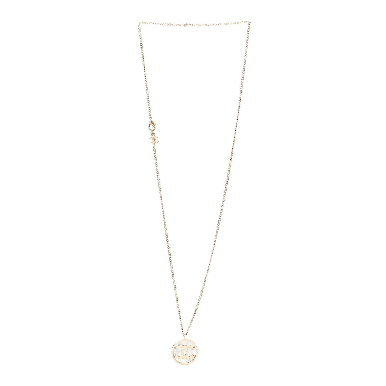Mesh CC Necklace Gold - Image 3