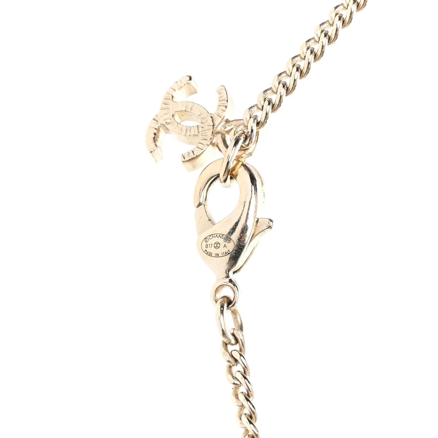 Mesh CC Necklace Gold - Image 4