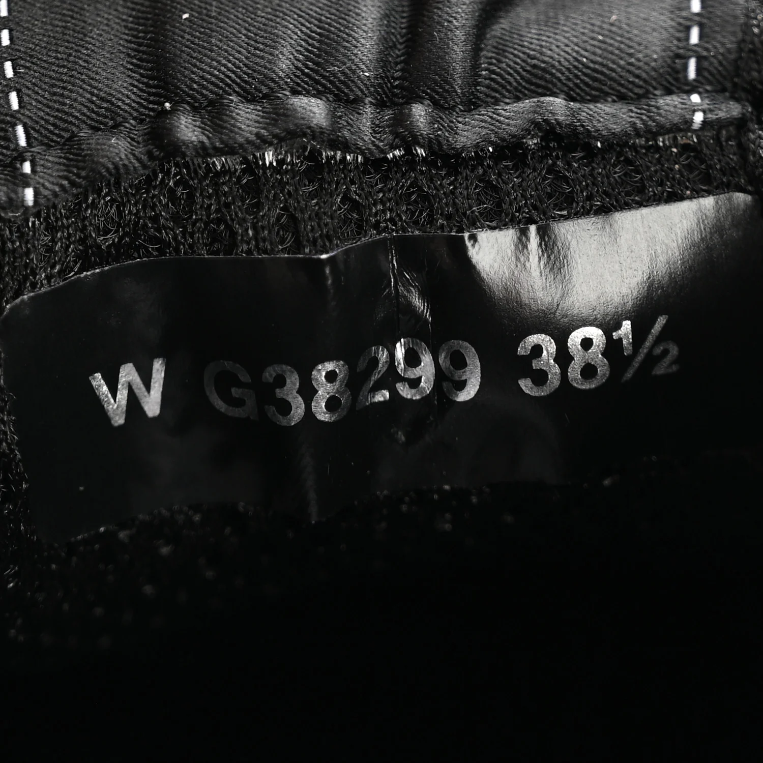 Mesh Suede Grained Calfskin Womens CC Sneakers 38.5 White Black - Image 9