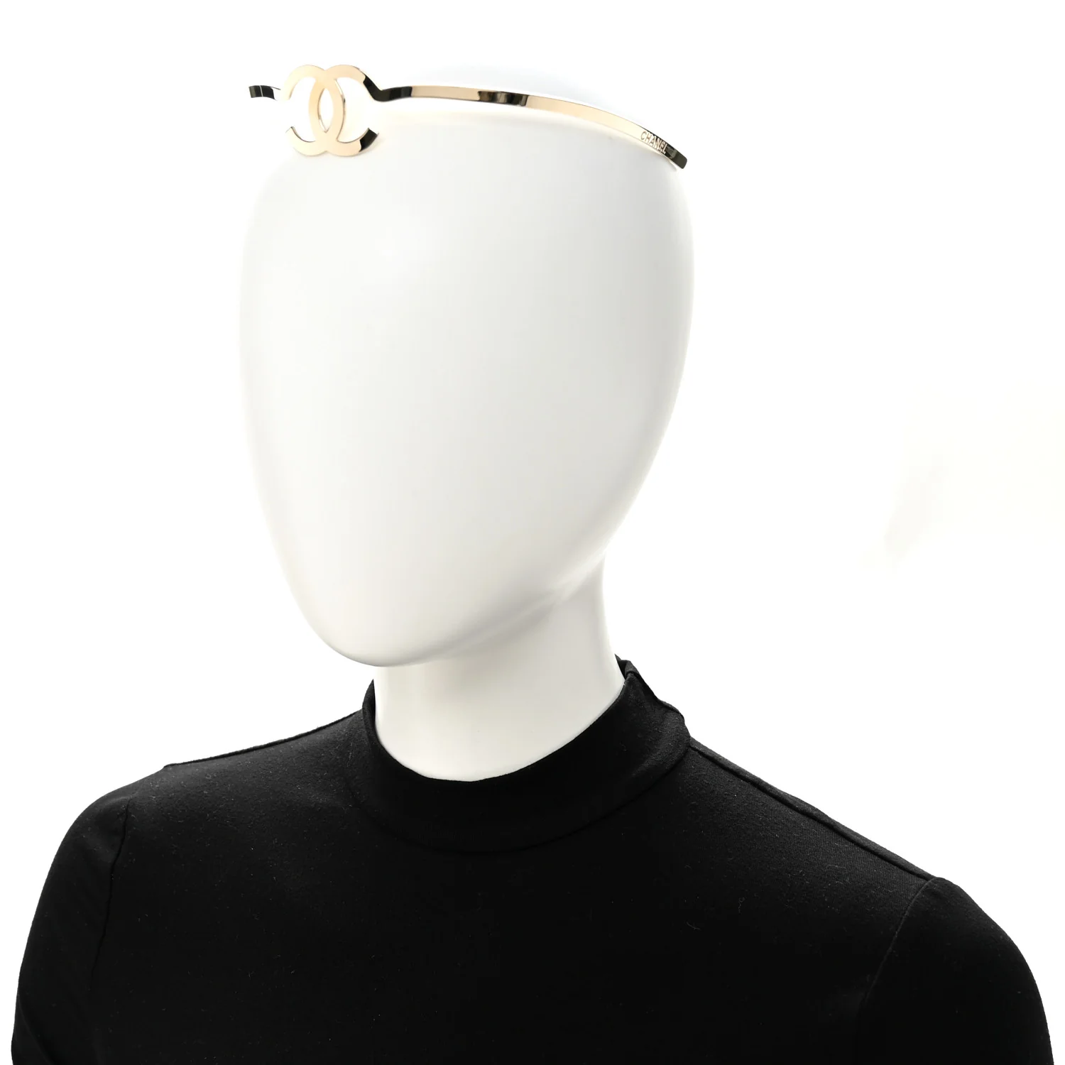 Metal CC Headband Light Gold - Image 2