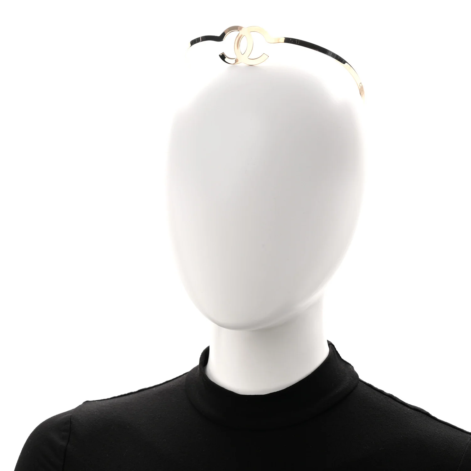 Metal CC Headband Light Gold - Image 2