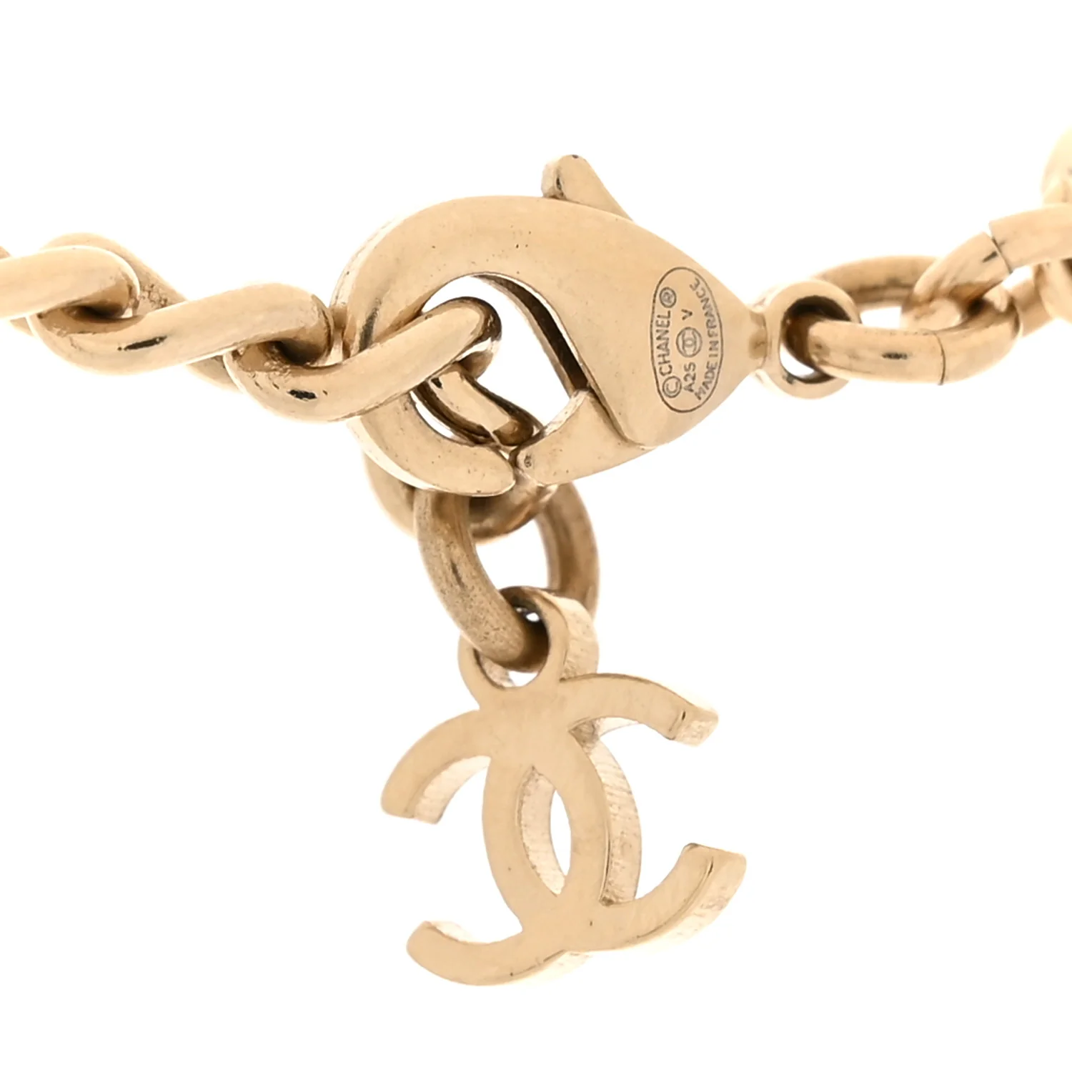 Metal Chain CC Choker Gold - Image 4