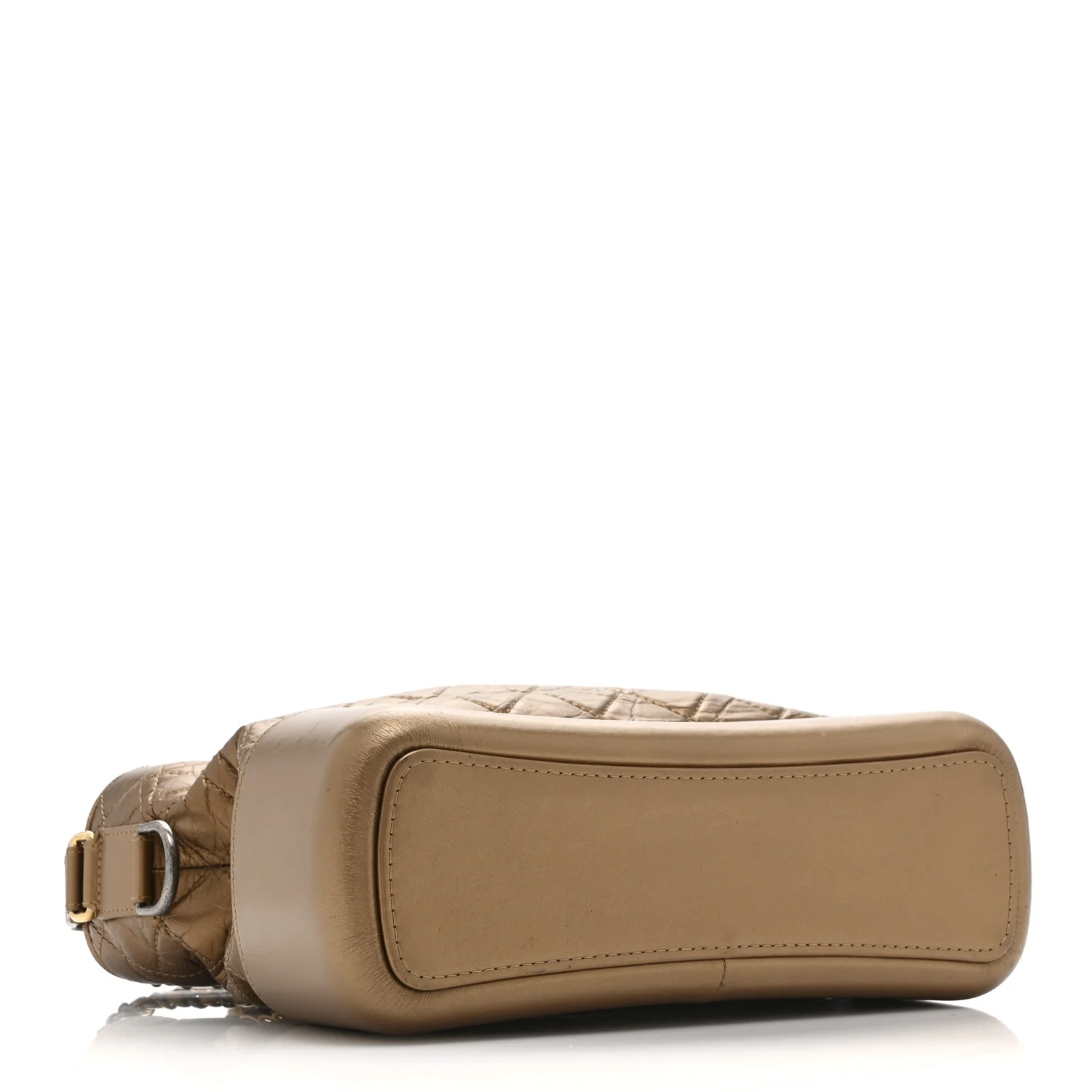 Metallic Aged Calfskin Quilted Medium Gabrielle Bronze - Image 4