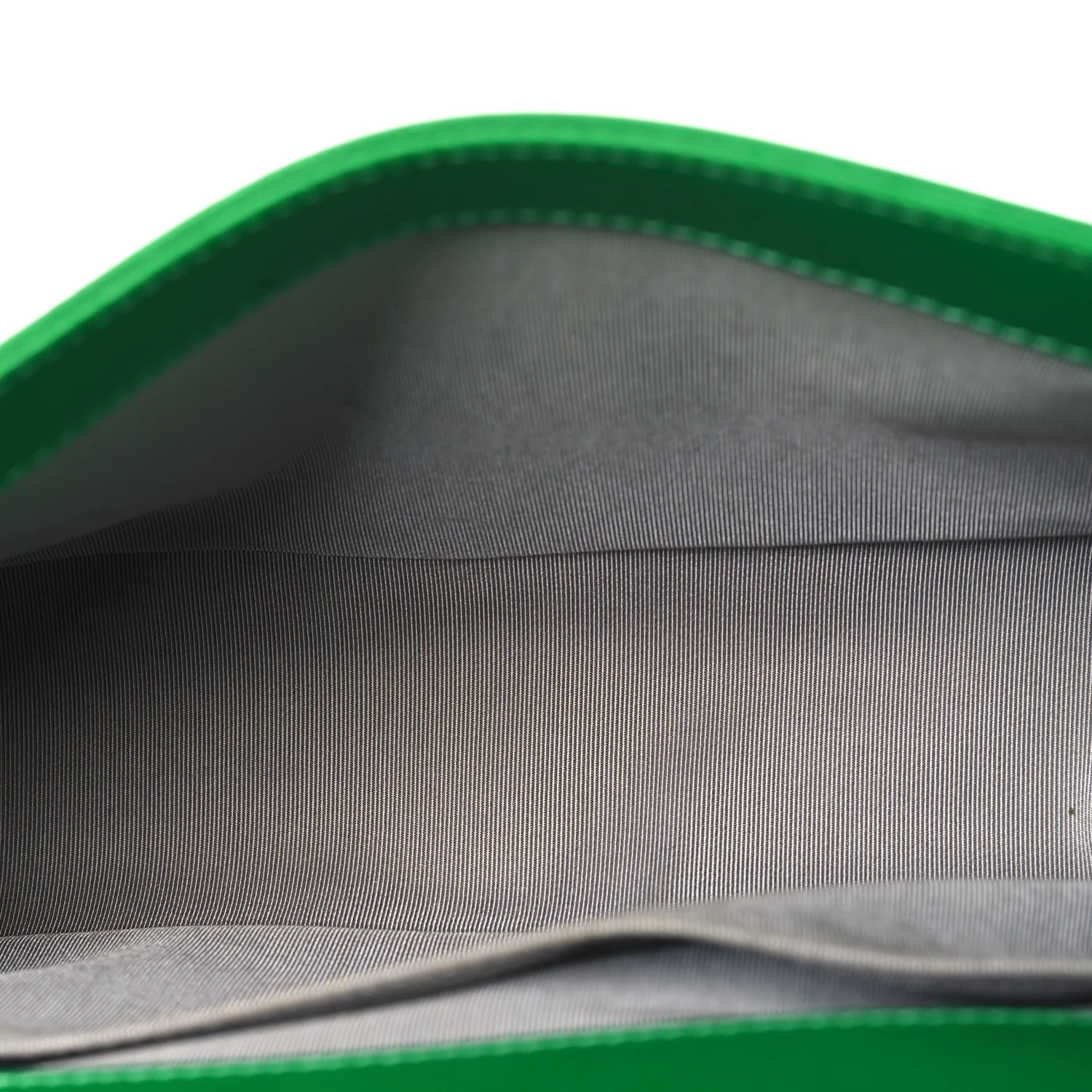 Metallic Calfskin Quilted Medium Boy Flap Green - Image 5