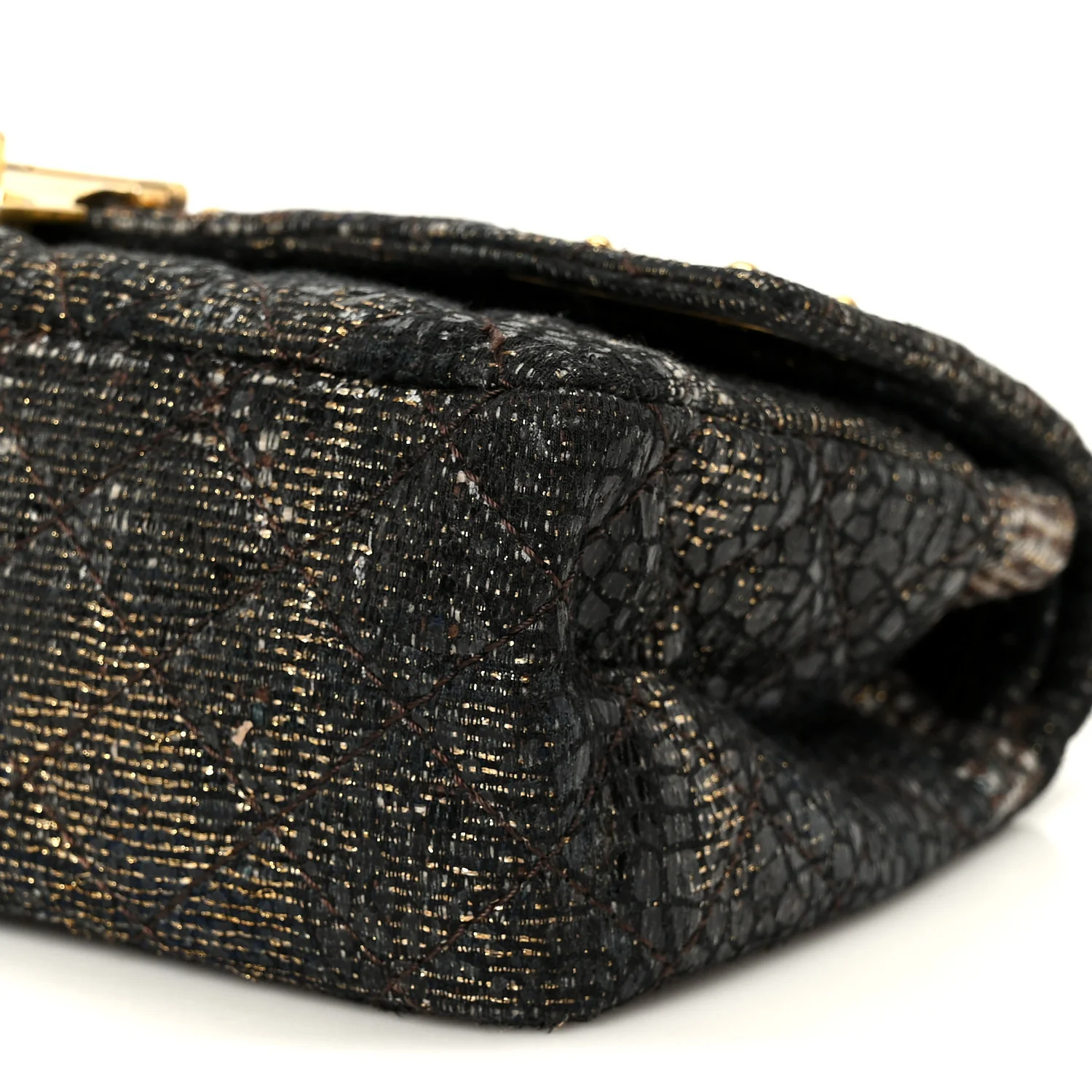 Metallic Glazed Tweed Quilted 2.55 Paris Shanghai Reissue 226 Flap Multicolor - Image 10