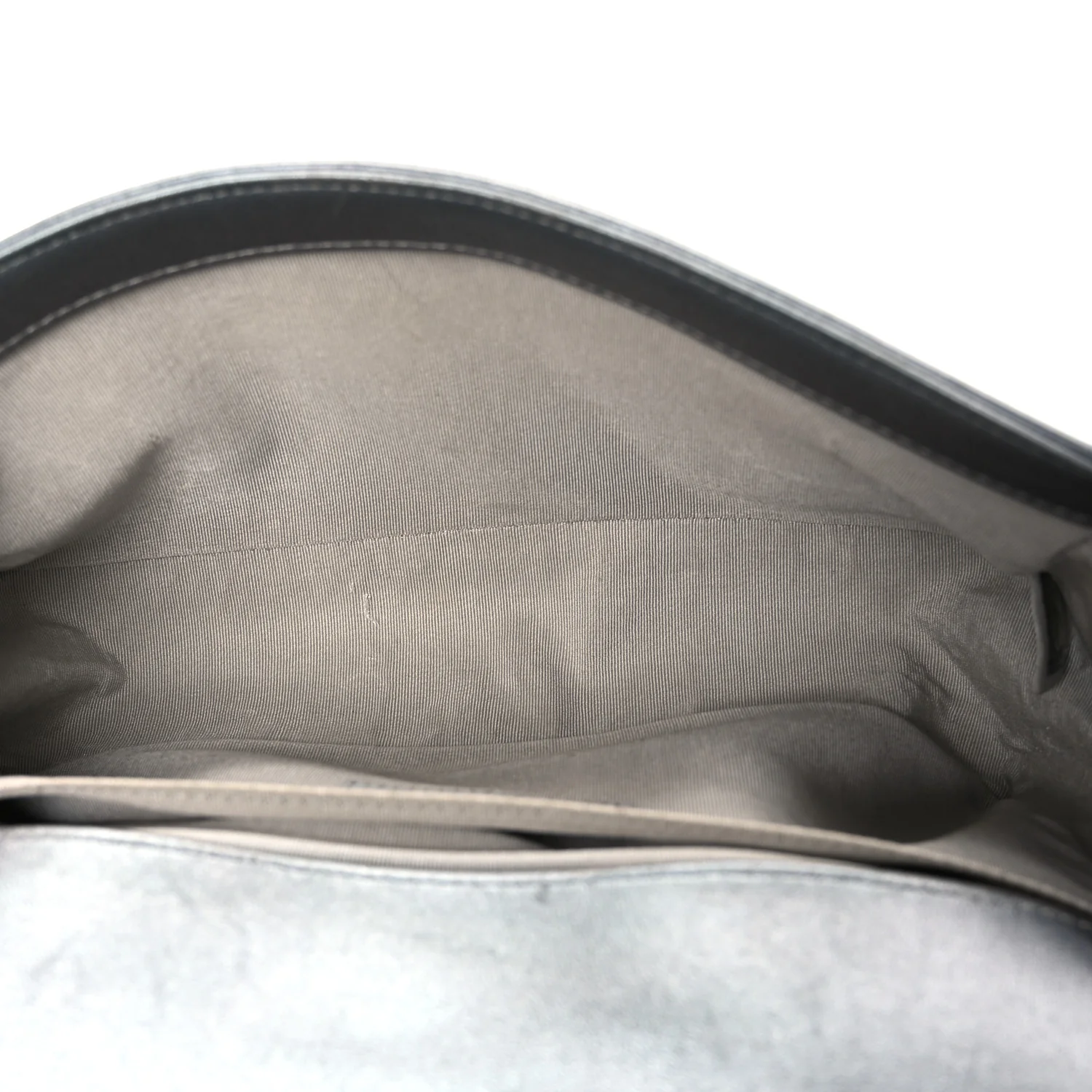 Metallic Lambskin Glass Pearl Embroidered Medium Boy Flap Silver - Image 5