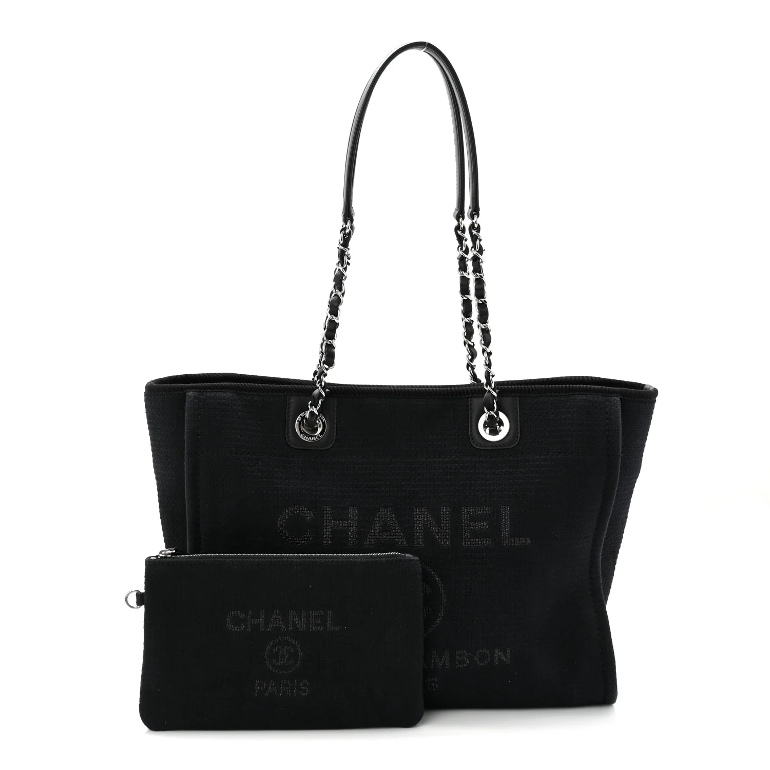 Mixed Fibers Small Deauville Tote Black - Image 3