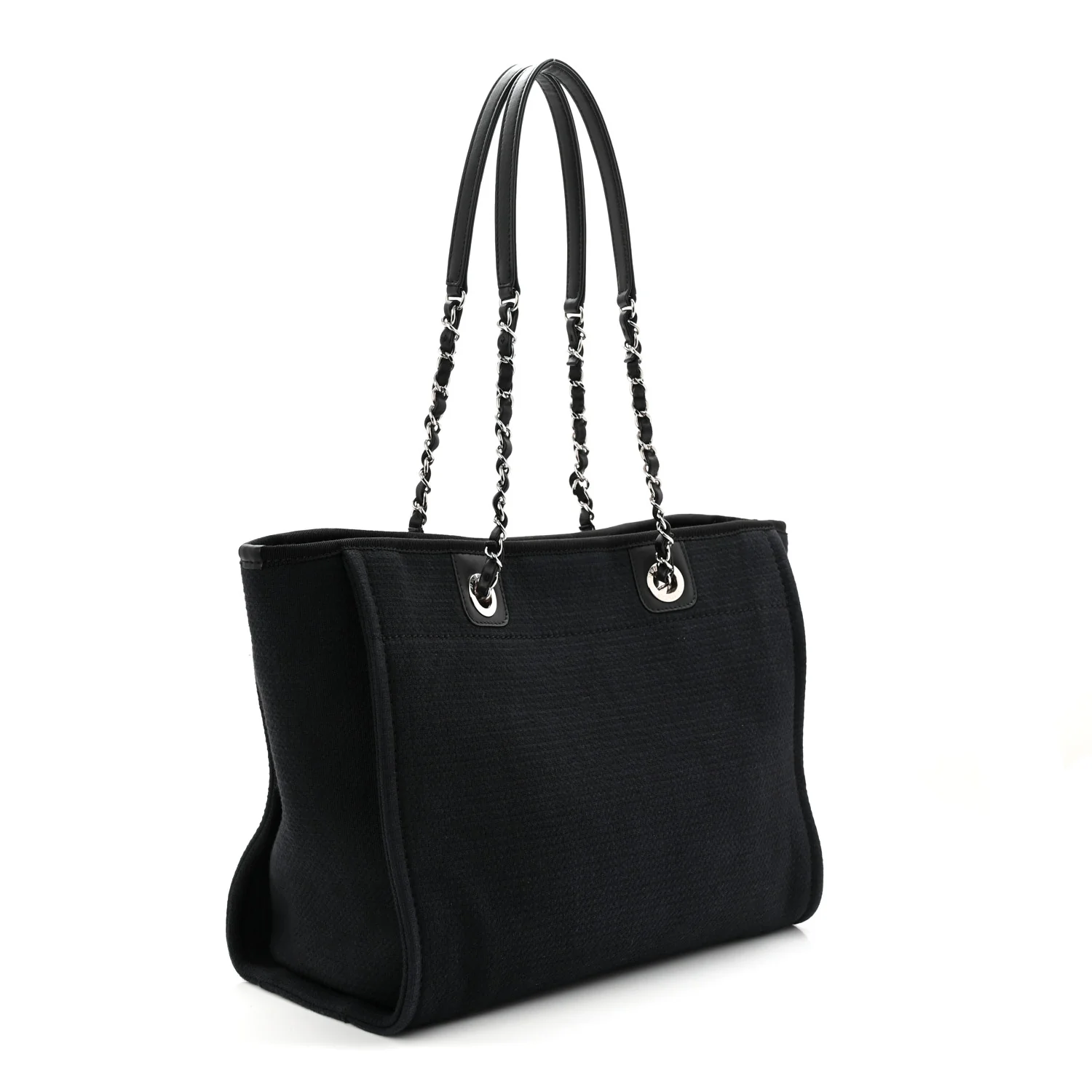 Mixed Fibers Small Deauville Tote Black - Image 4