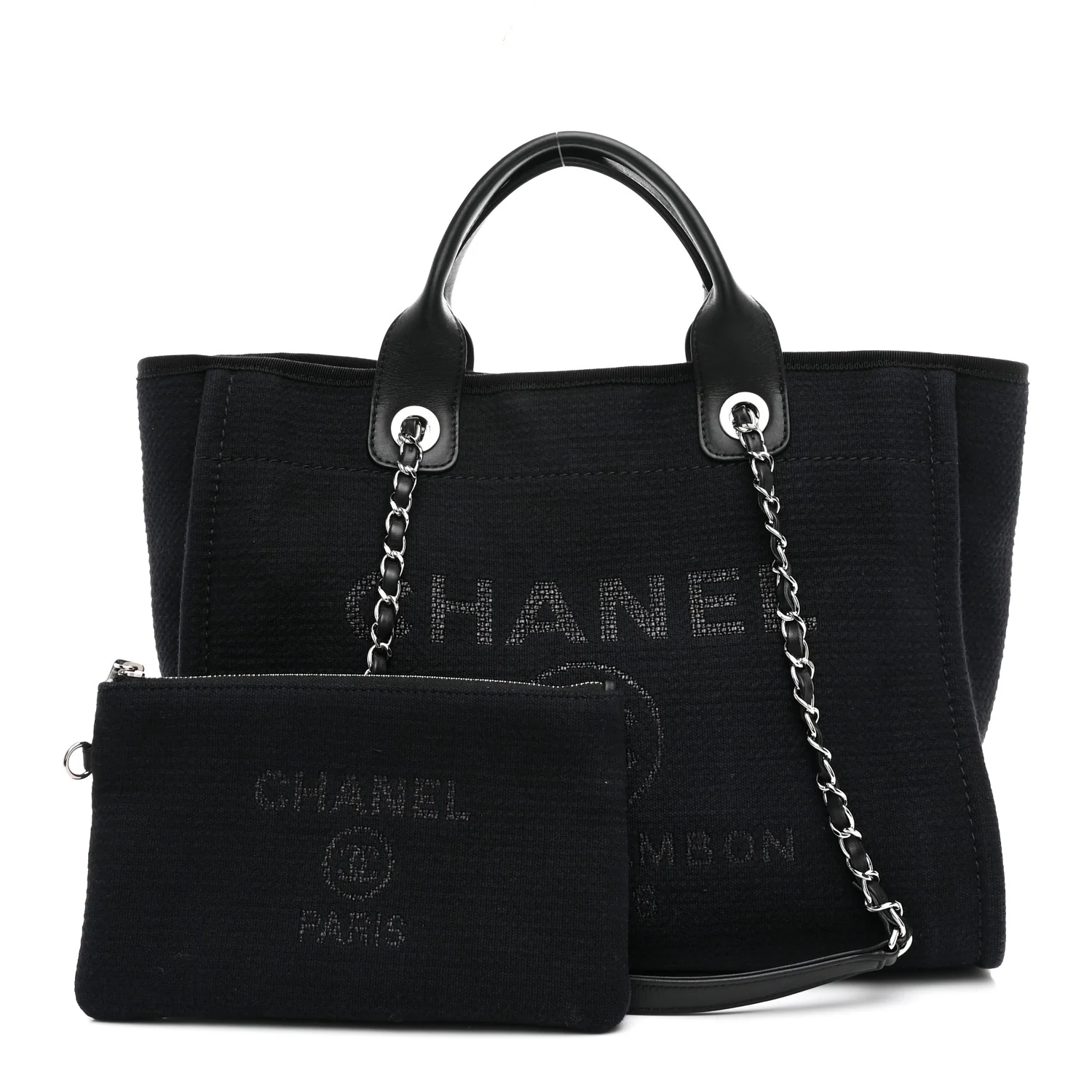 Mixed Fibers Small Deauville Tote Black - Image 3