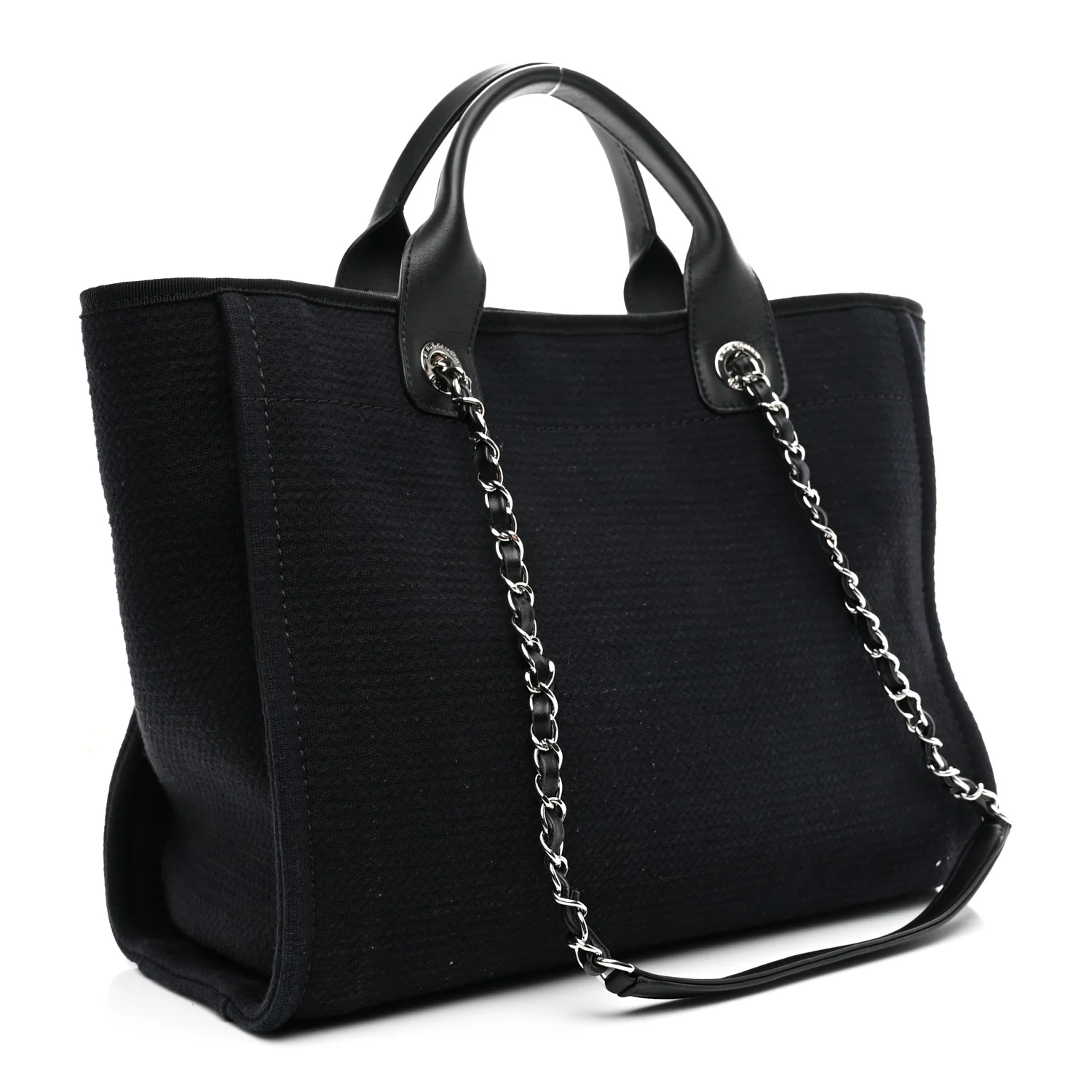 Mixed Fibers Small Deauville Tote Black - Image 4