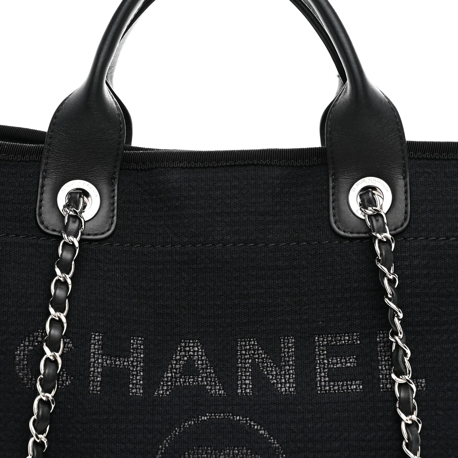 Mixed Fibers Small Deauville Tote Black - Image 9