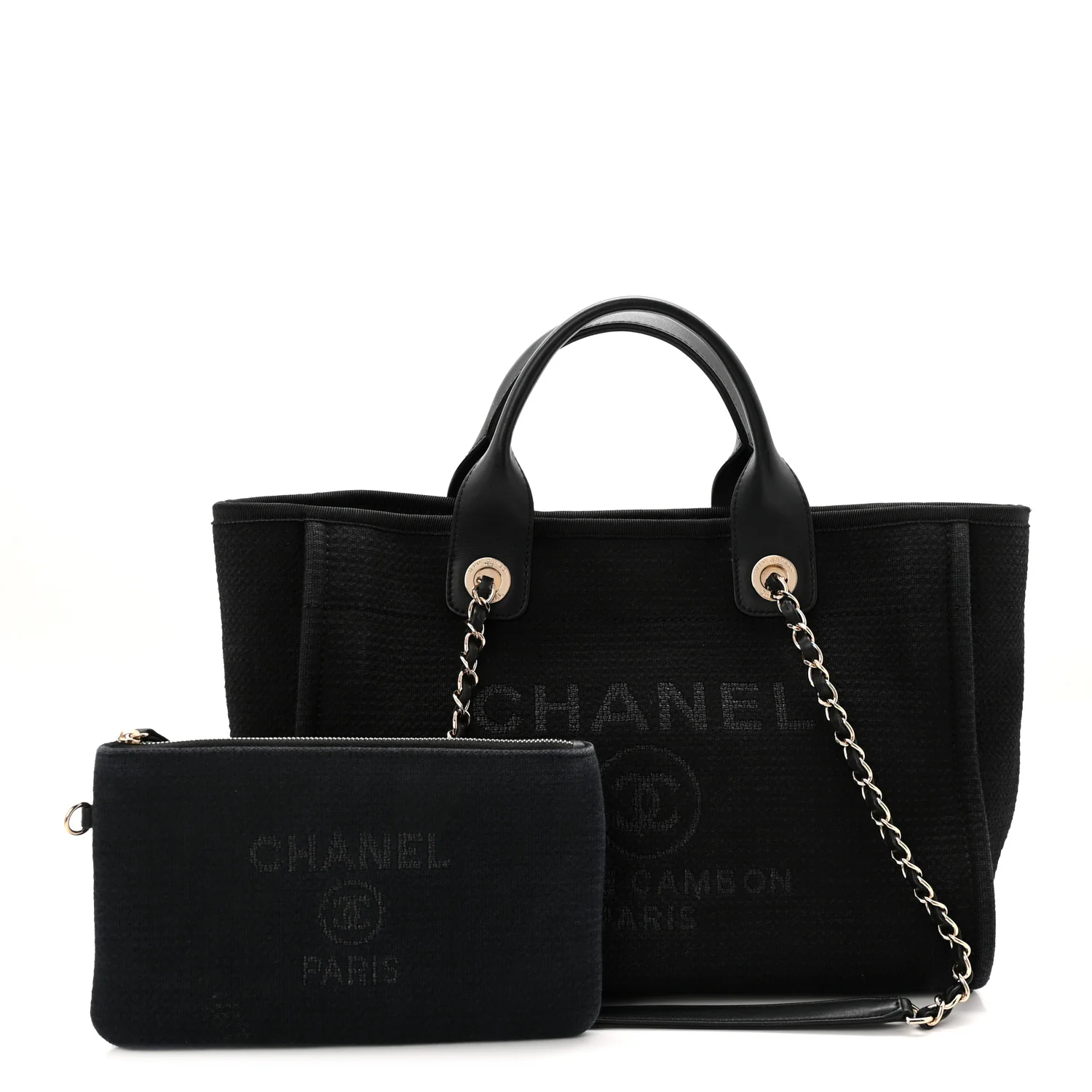 Mixed Fibers Small Deauville Tote Black - Image 3