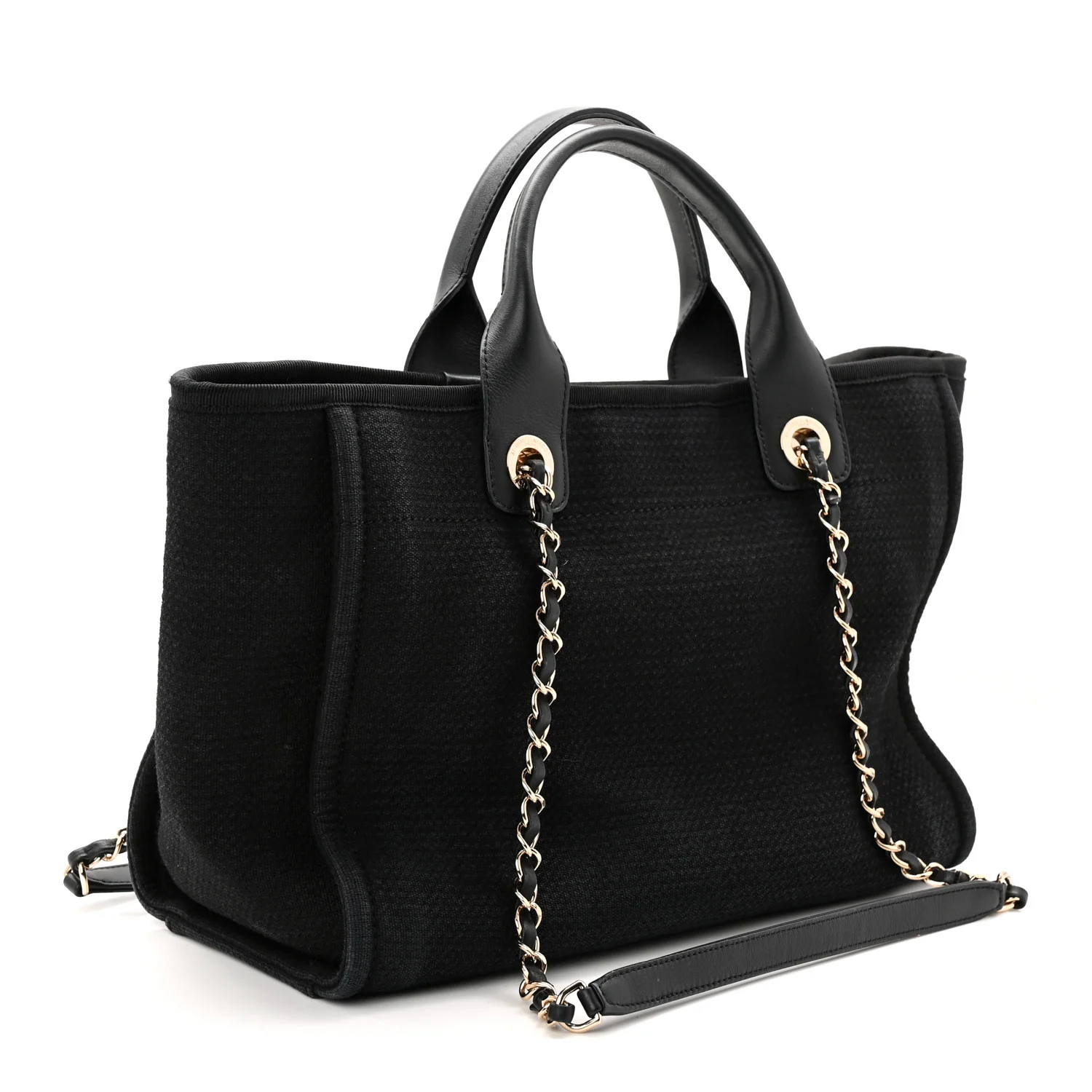 Mixed Fibers Small Deauville Tote Black - Image 4