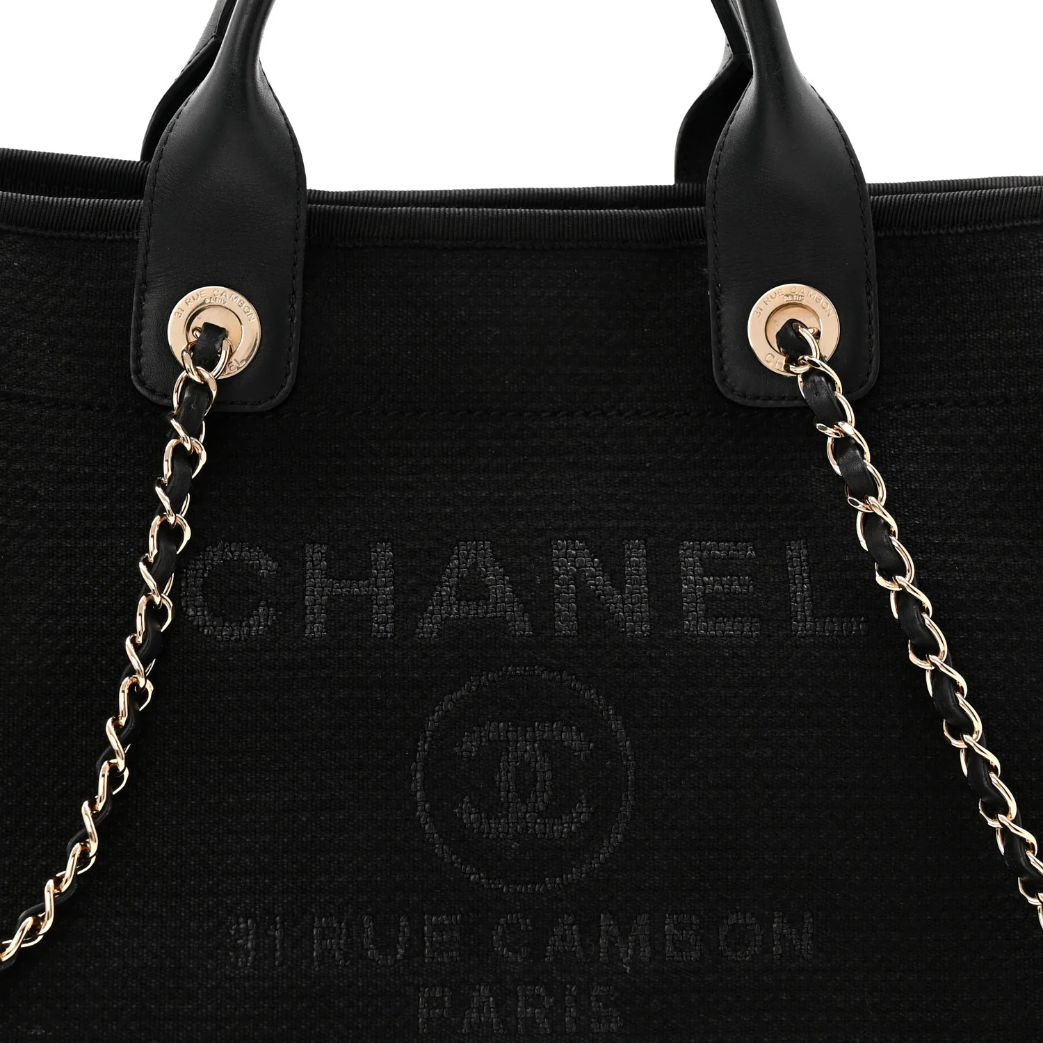 Mixed Fibers Small Deauville Tote Black - Image 9