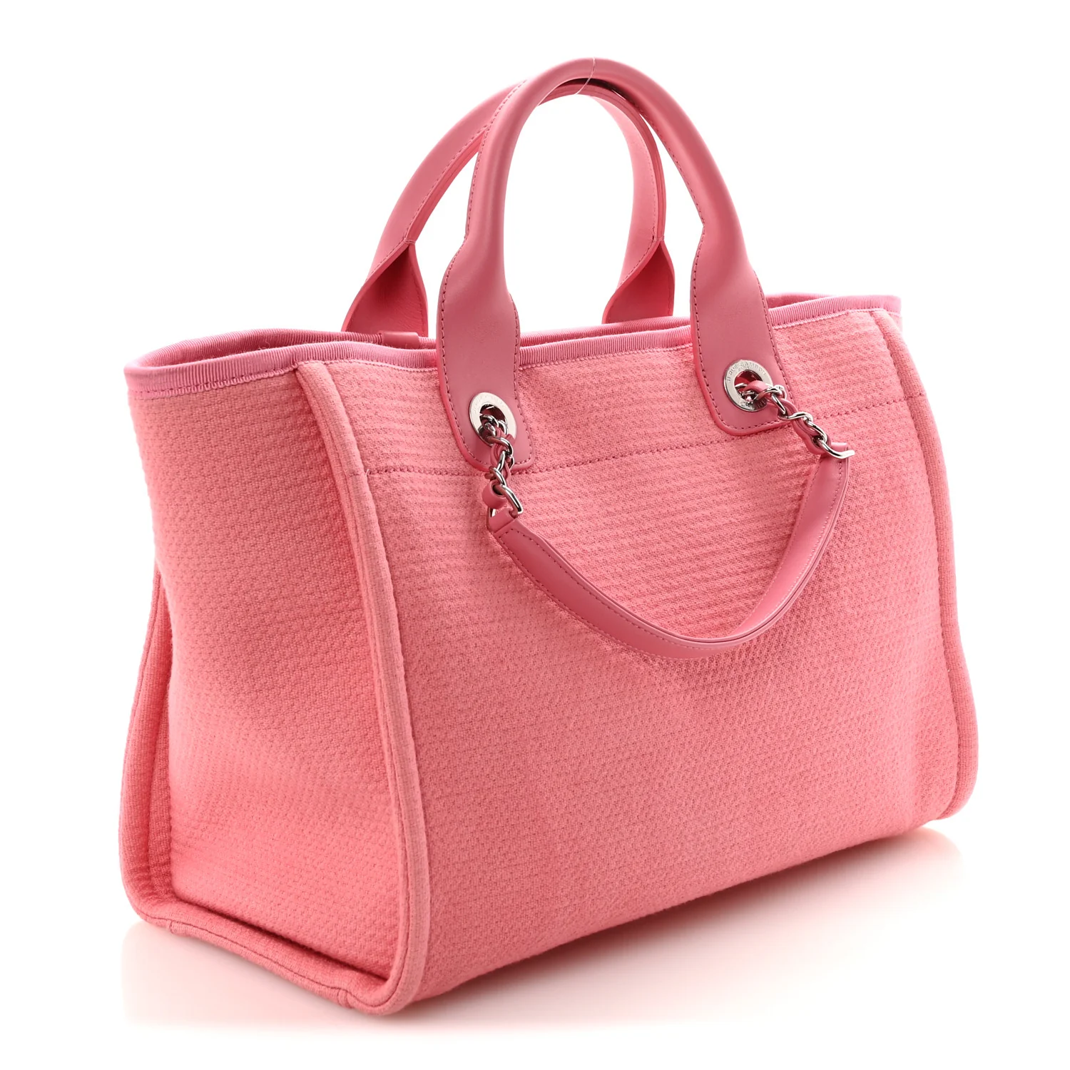 Mixed Fibers Small Deauville Tote Pink - Image 4