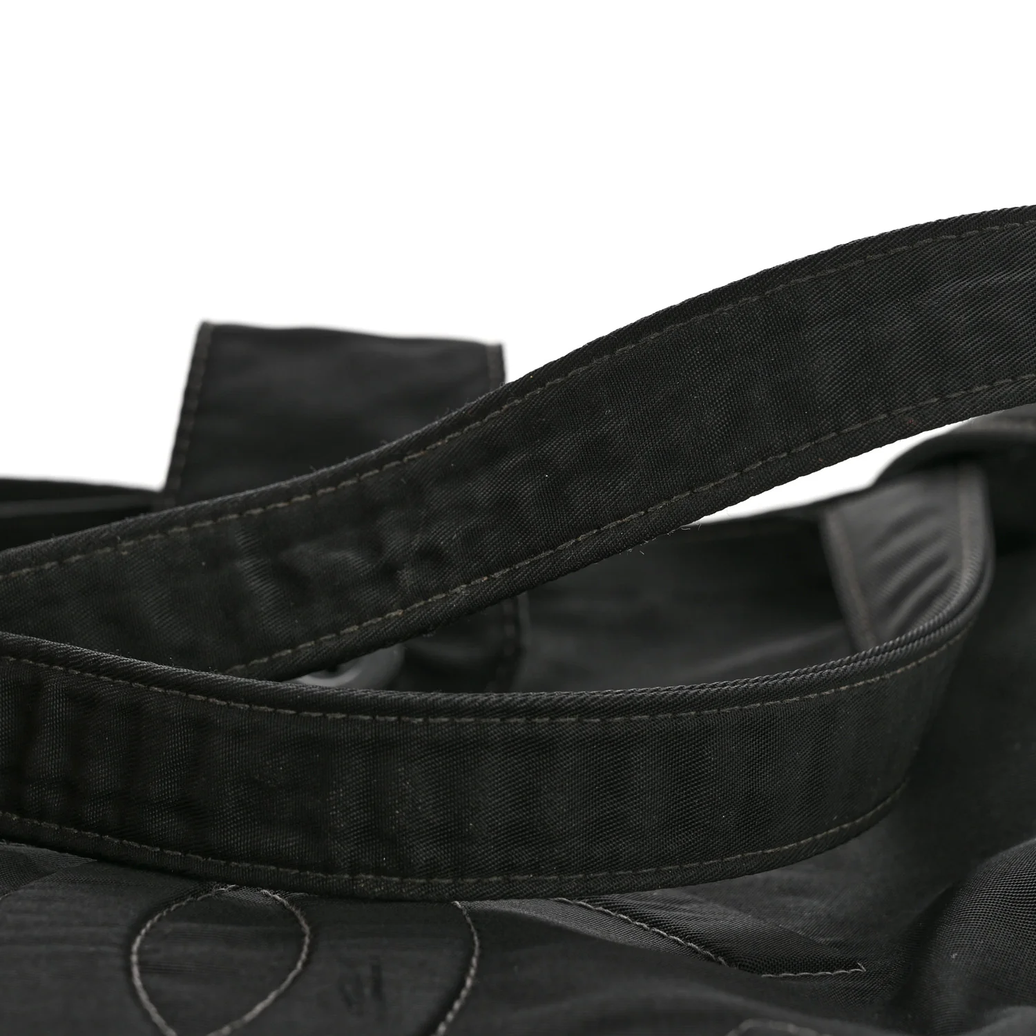 Nylon Button CC Tote Black - Image 13