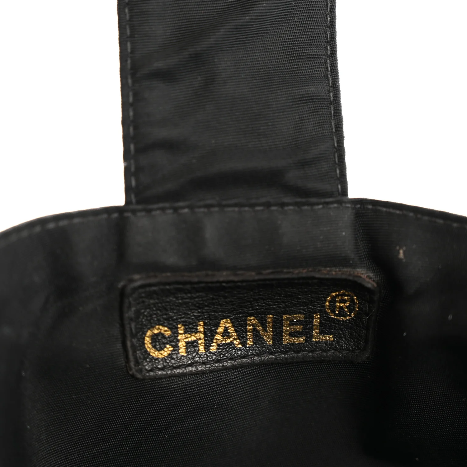 Nylon Button CC Tote Black - Image 6
