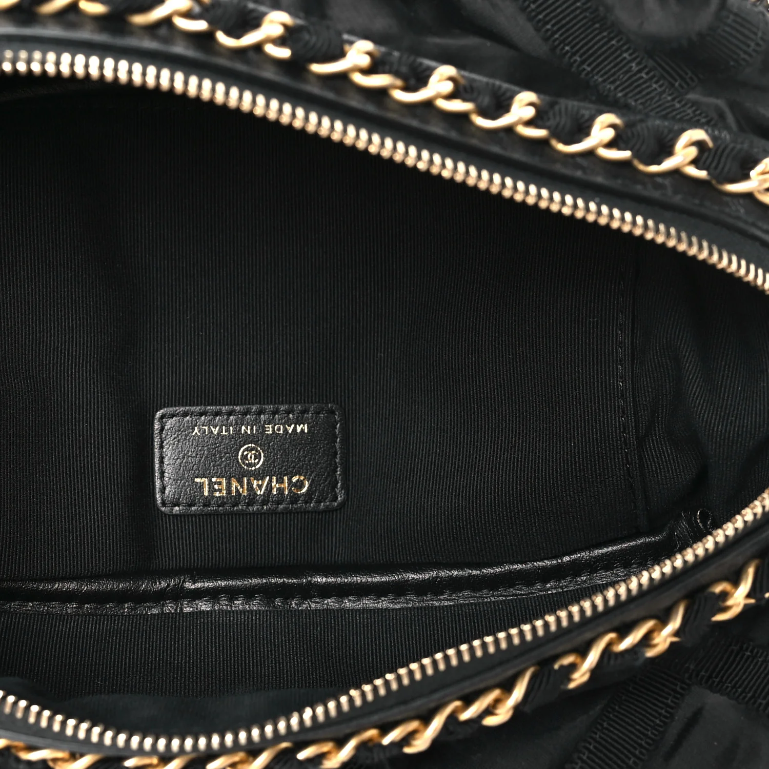 Nylon Grosgrain Lifestyle Pouch Black - Image 5