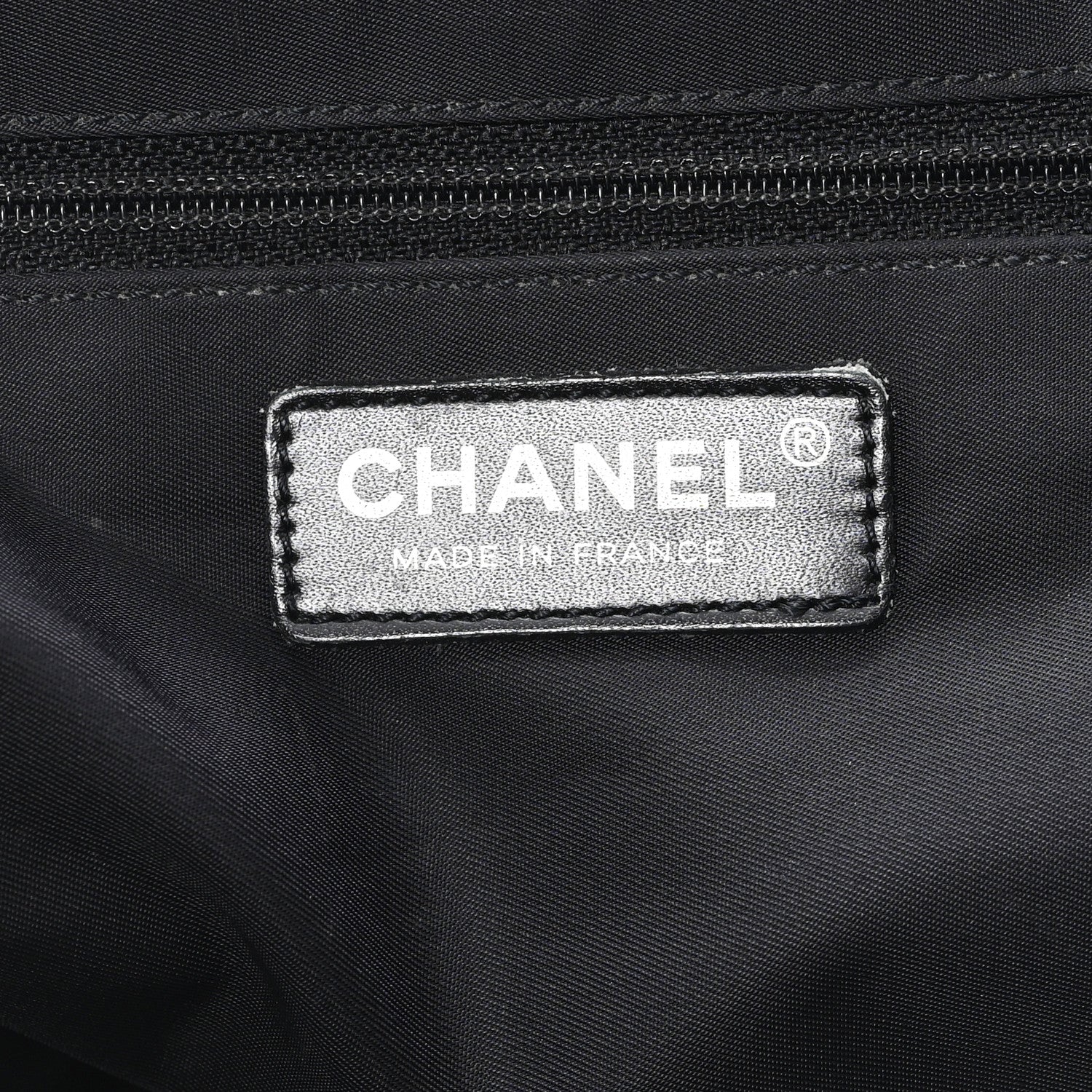 Nylon Medium Travel Tote Black - Image 6