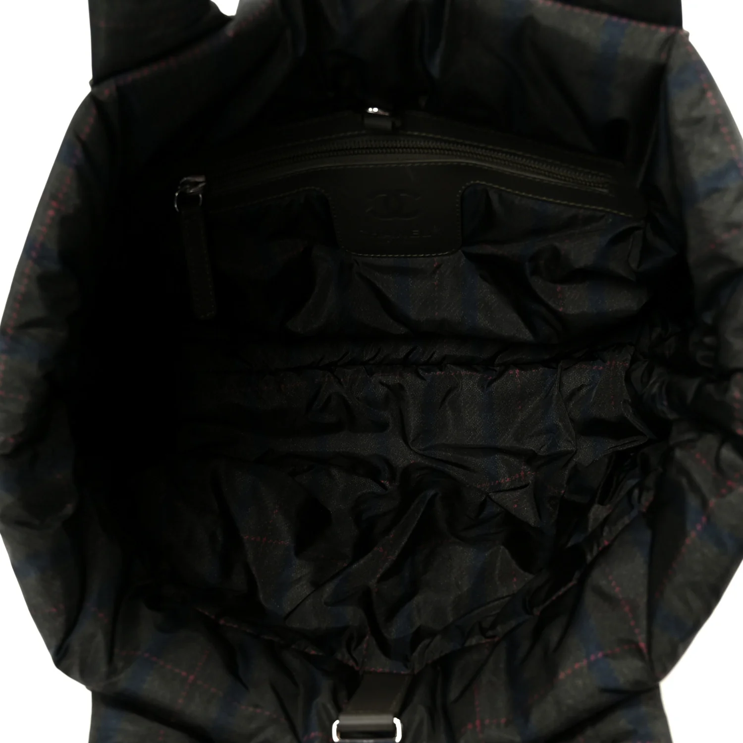 Nylon Quilted Small Coco Cocoon Tote Khaki - Image 4
