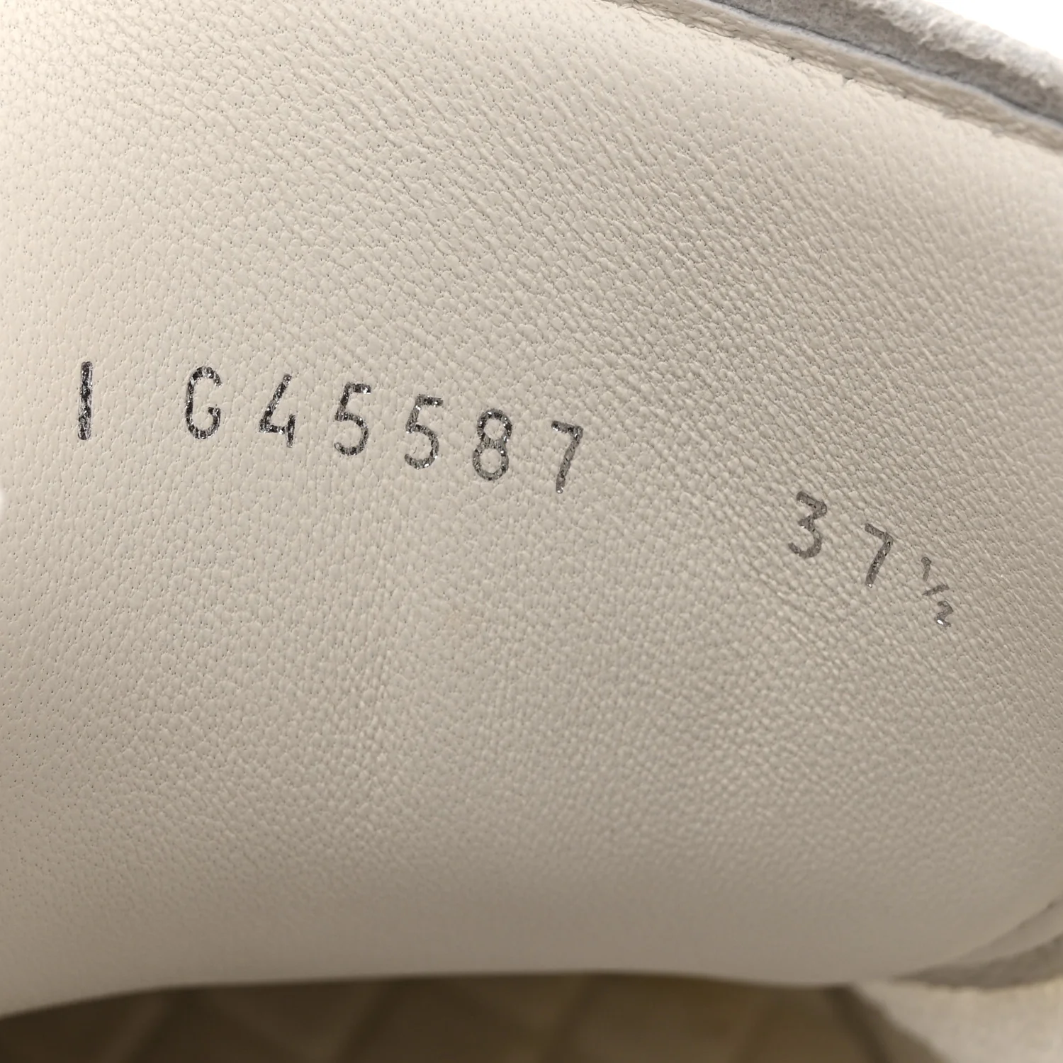 Nylon Suede Kidskin Calfskin Logo Sneakers 37.5 White Black - Image 9