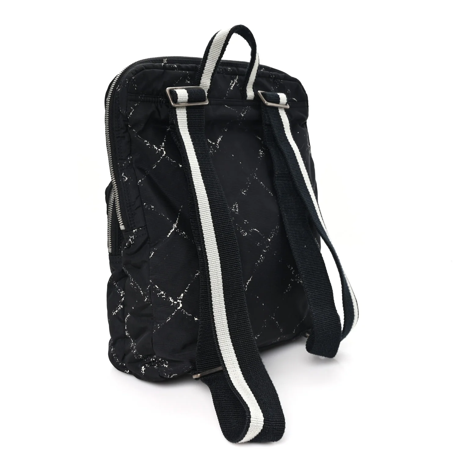 Nylon Travel Backpack Black - Image 2