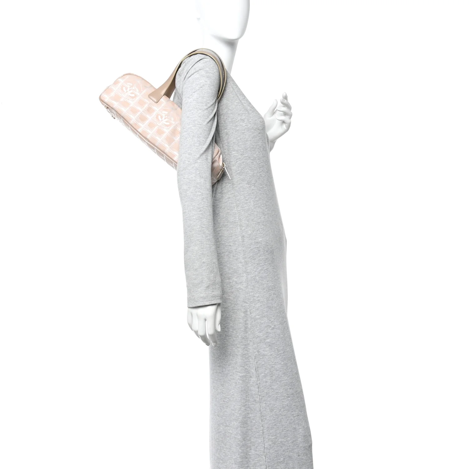 Nylon Travel Bowler Beige - Image 2
