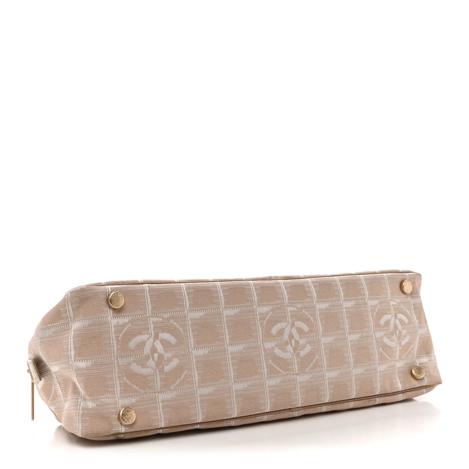 Nylon Travel Bowler Beige - Image 4
