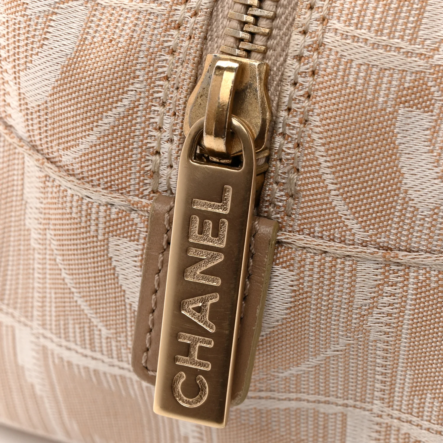 Nylon Travel Bowler Beige - Image 13