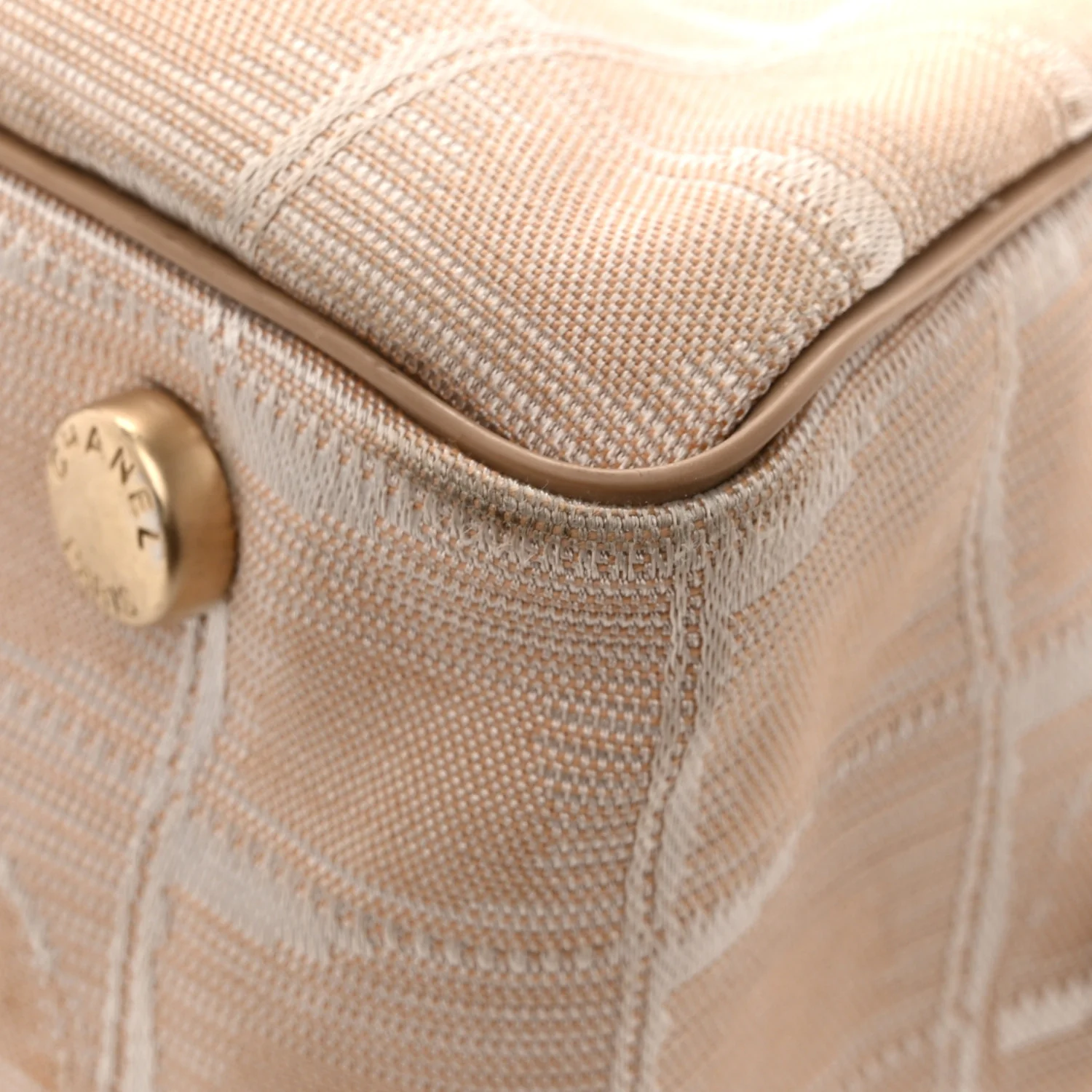Nylon Travel Bowler Beige - Image 14