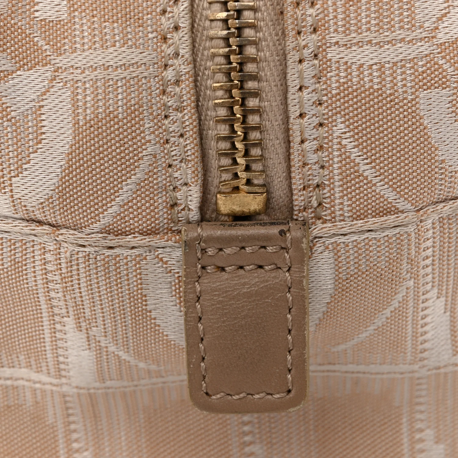 Nylon Travel Bowler Beige - Image 15