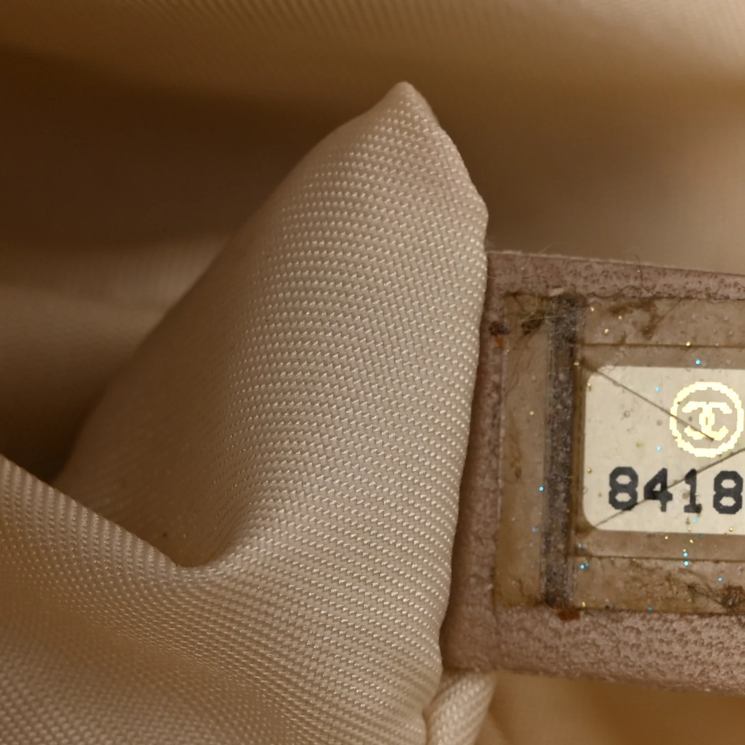Nylon Travel Bowler Beige - Image 7