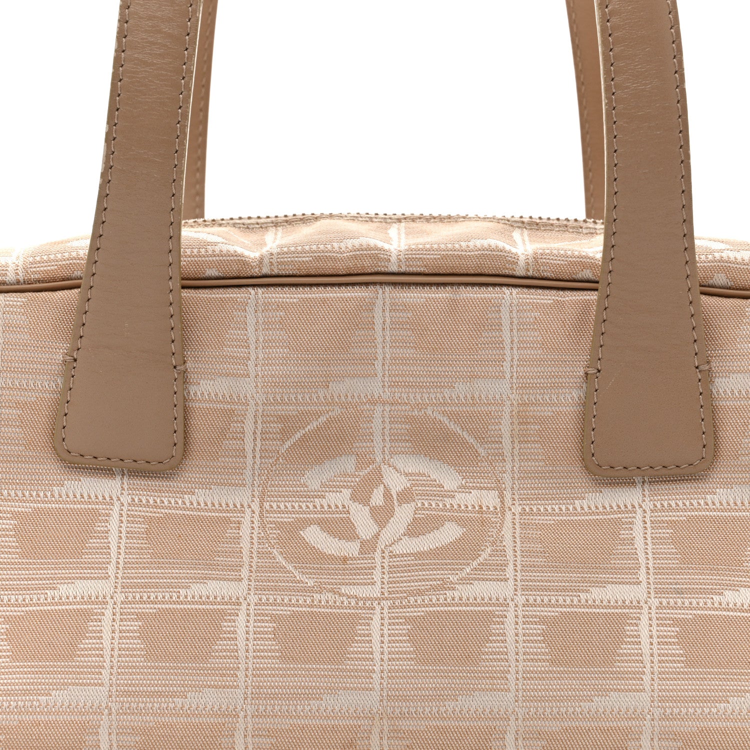 Nylon Travel Bowler Beige - Image 9