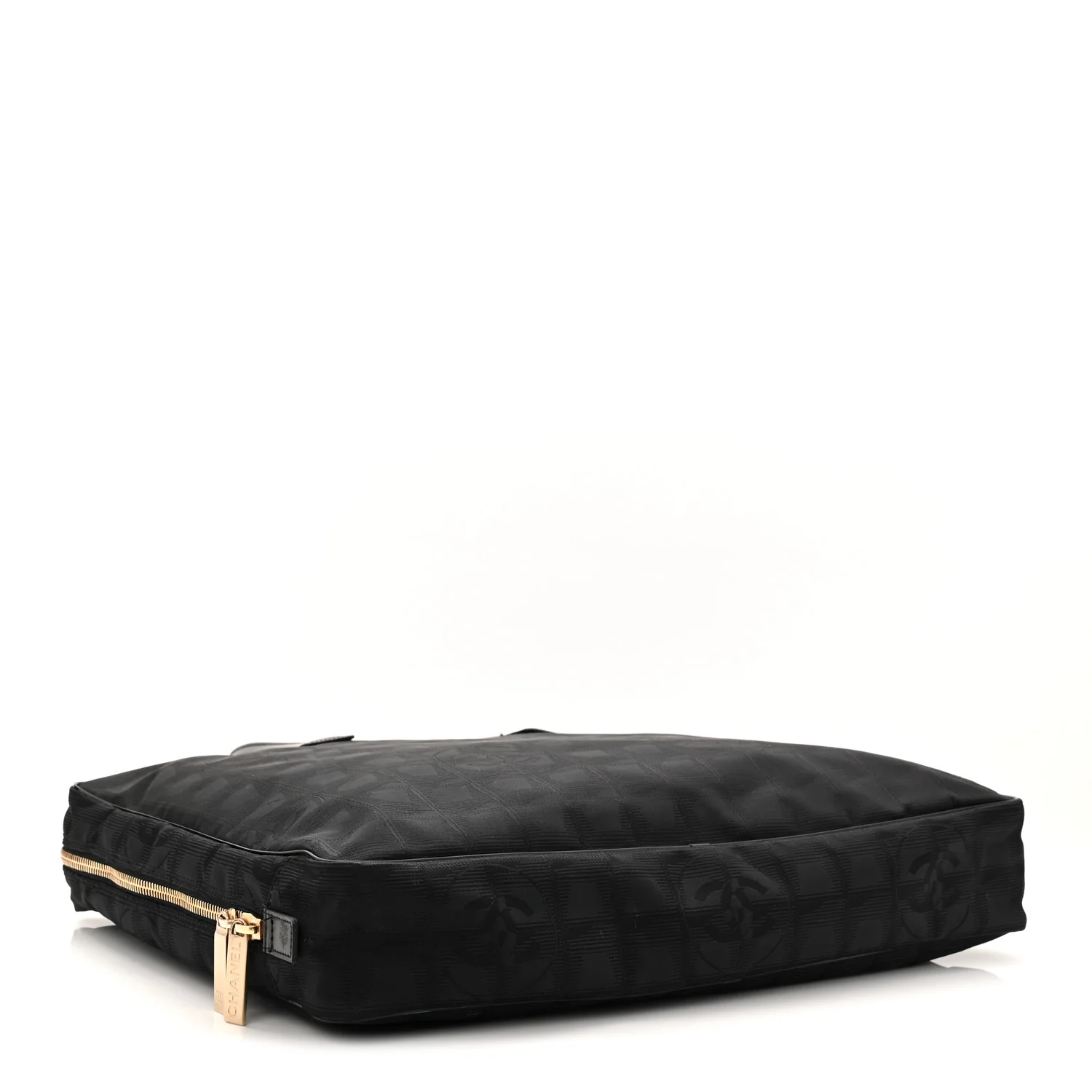 Nylon Travel Briefcase Black - Image 4