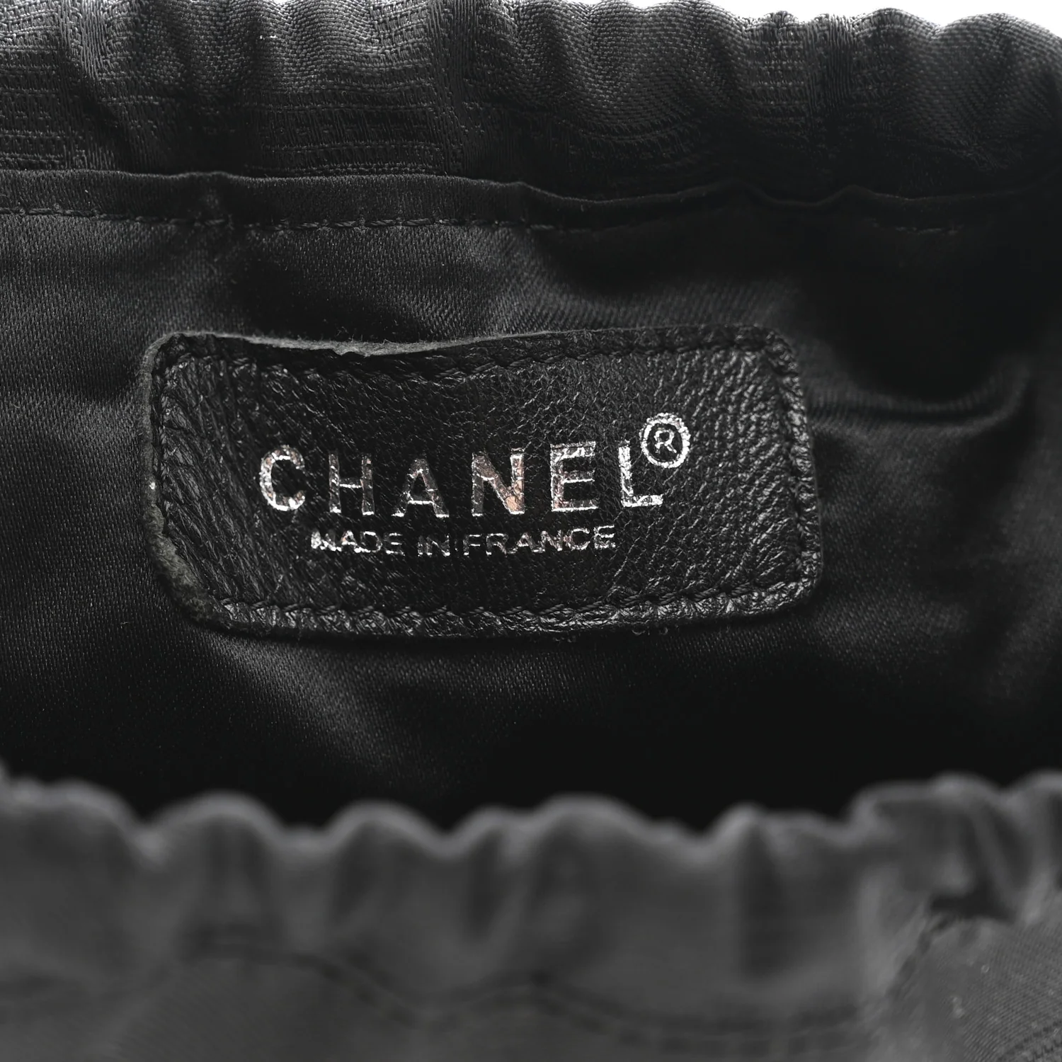 Nylon Travel Drawstring Bag Black - Image 6