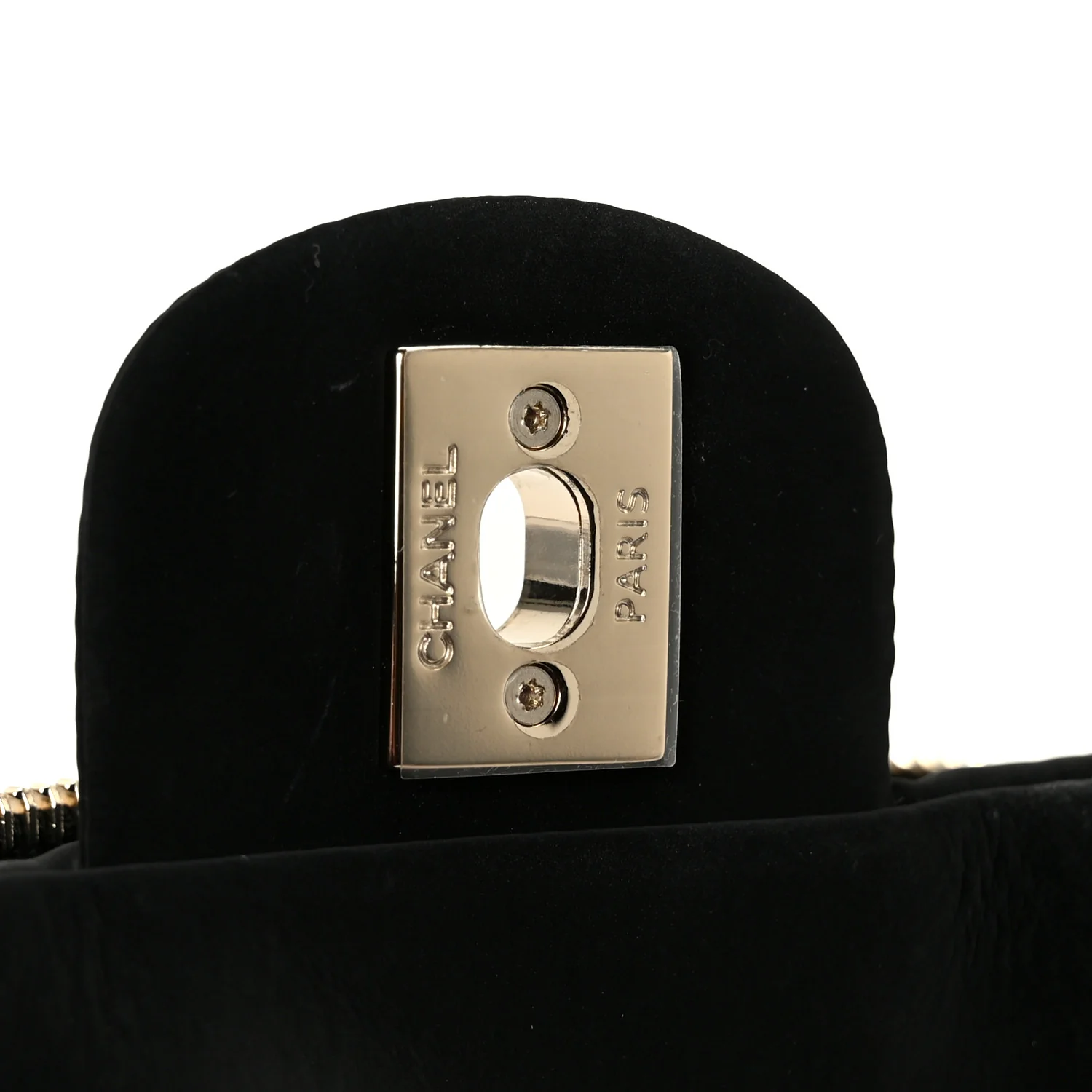 Nylon Velvet Effect Quilted Large Bowling Bag Black - Image 7