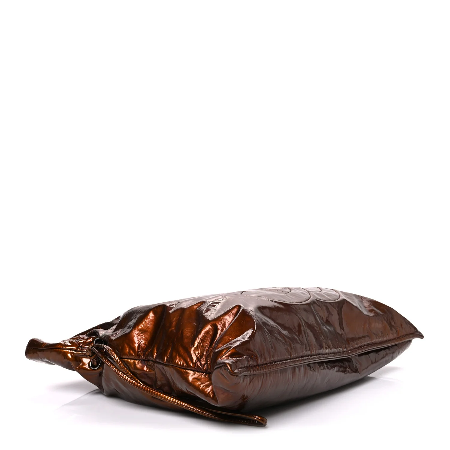 Patent Bonbons Shopper Tote Bronze - Image 4