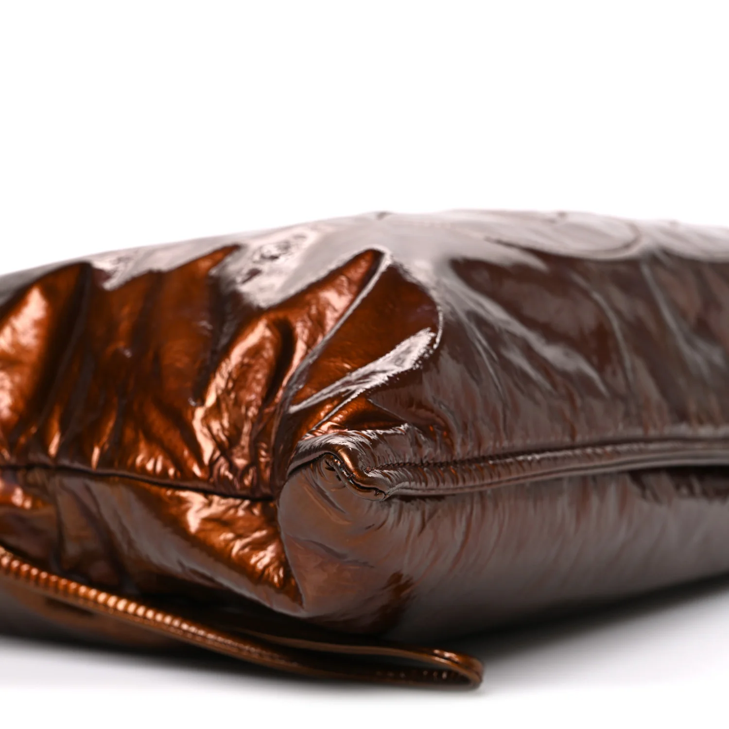 Patent Bonbons Shopper Tote Bronze - Image 9