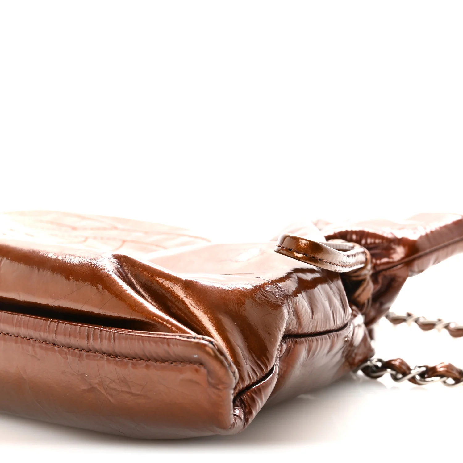 Patent Bonbons Shopper Tote Bronze - Image 10