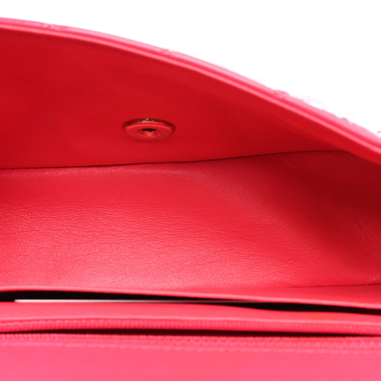 Patent Calfskin Quilted Mini Rectangular Flap Pink - Image 5