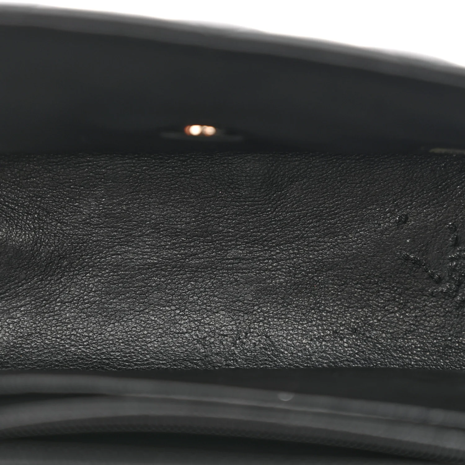 Patent Calfskin Quilted Mini Square Flap Black - Image 5