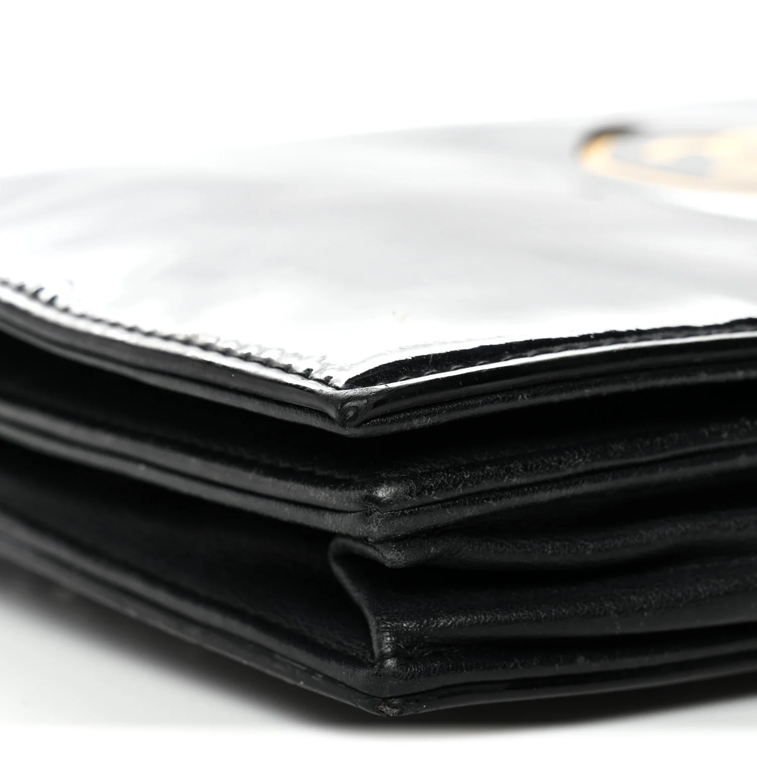 Patent CC Compact Wallet on Chain WOC Black - Image 10