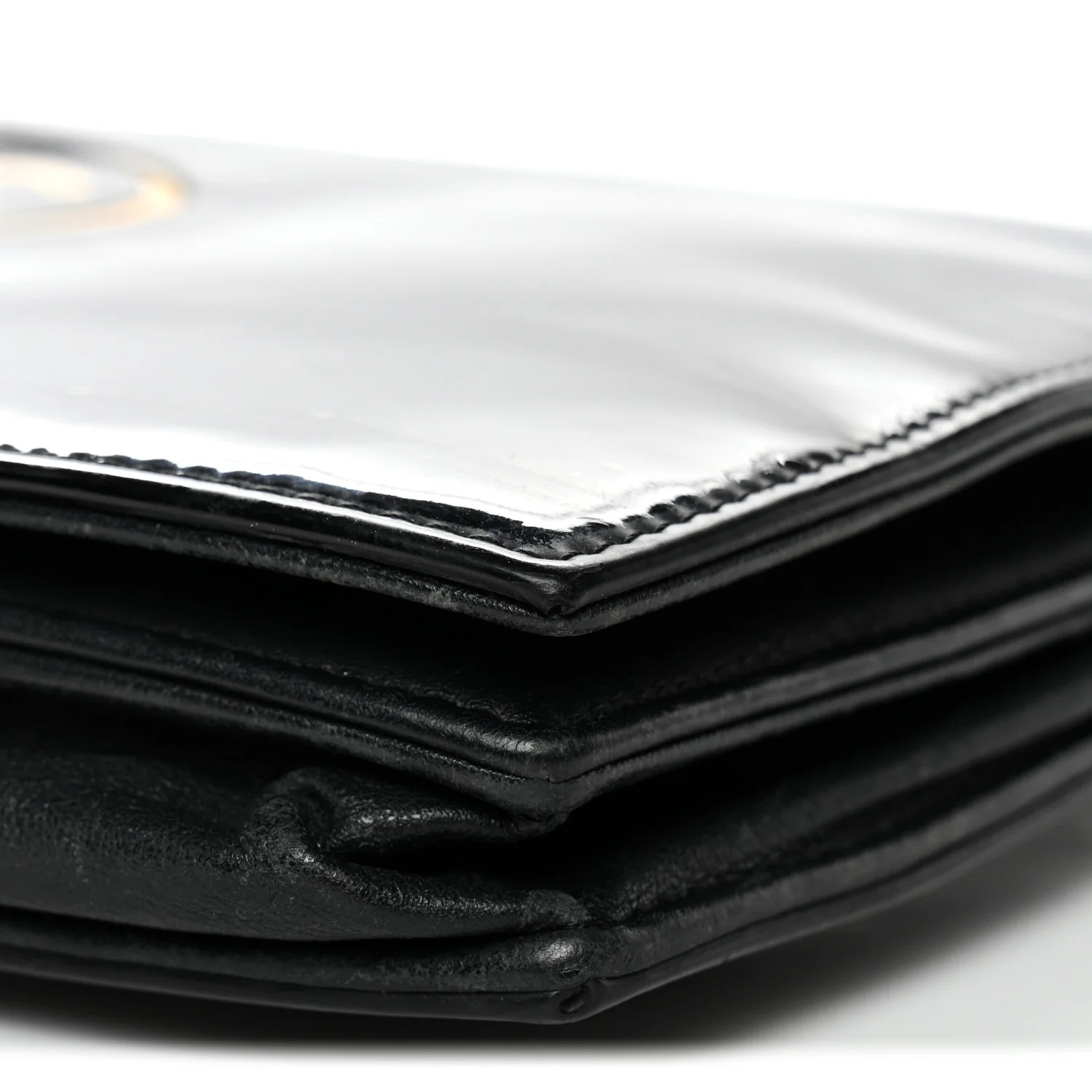 Patent CC Compact Wallet on Chain WOC Black - Image 11